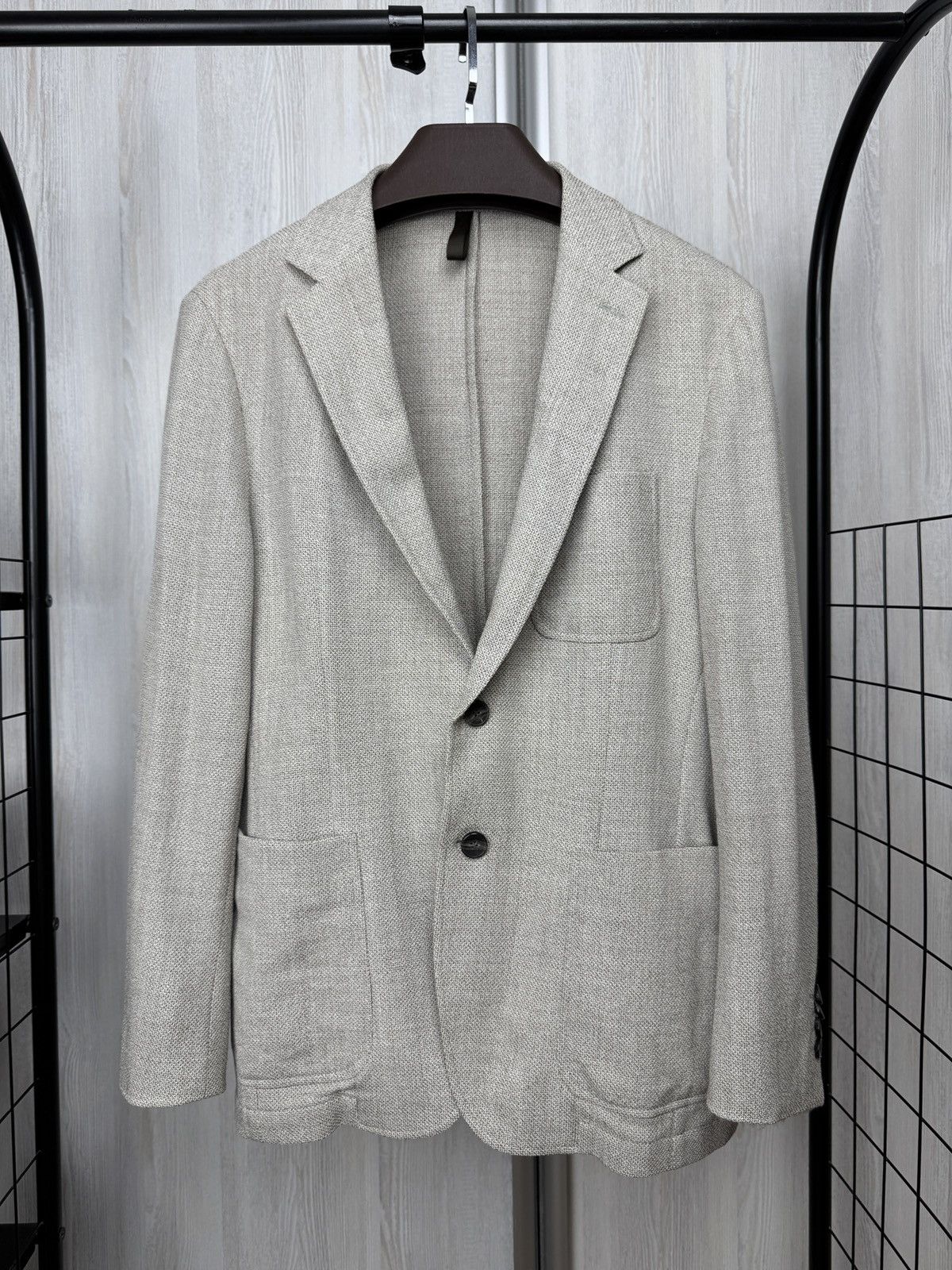 Officina36 Strellson x Officina by Marlane wool blend unlined blazer Size 36R - 2 Thumbnail