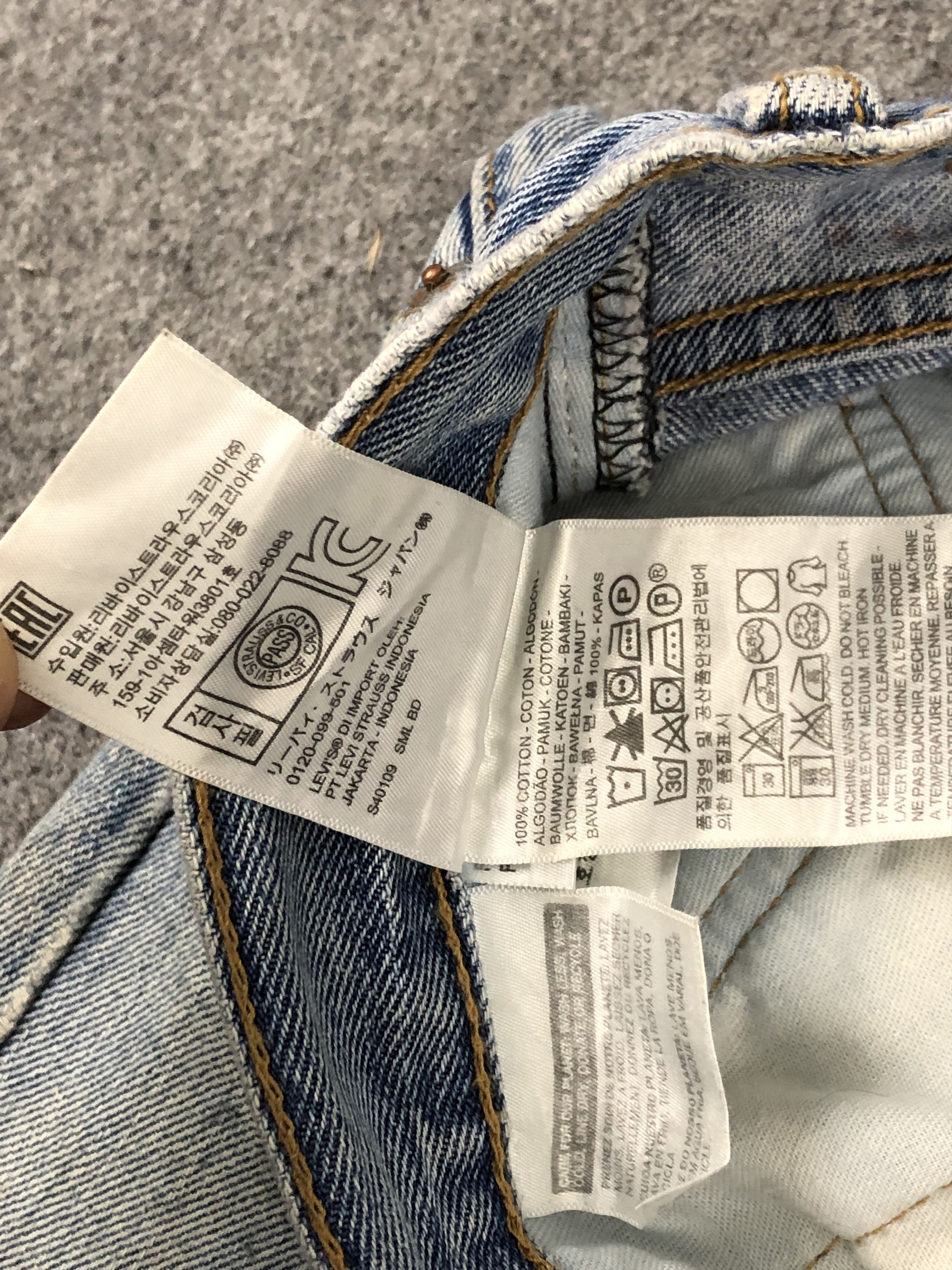 Levi's Light Wash Vintage Levis 550 Jeans DP1488 Size US 40 / EU 56 - 14 Thumbnail