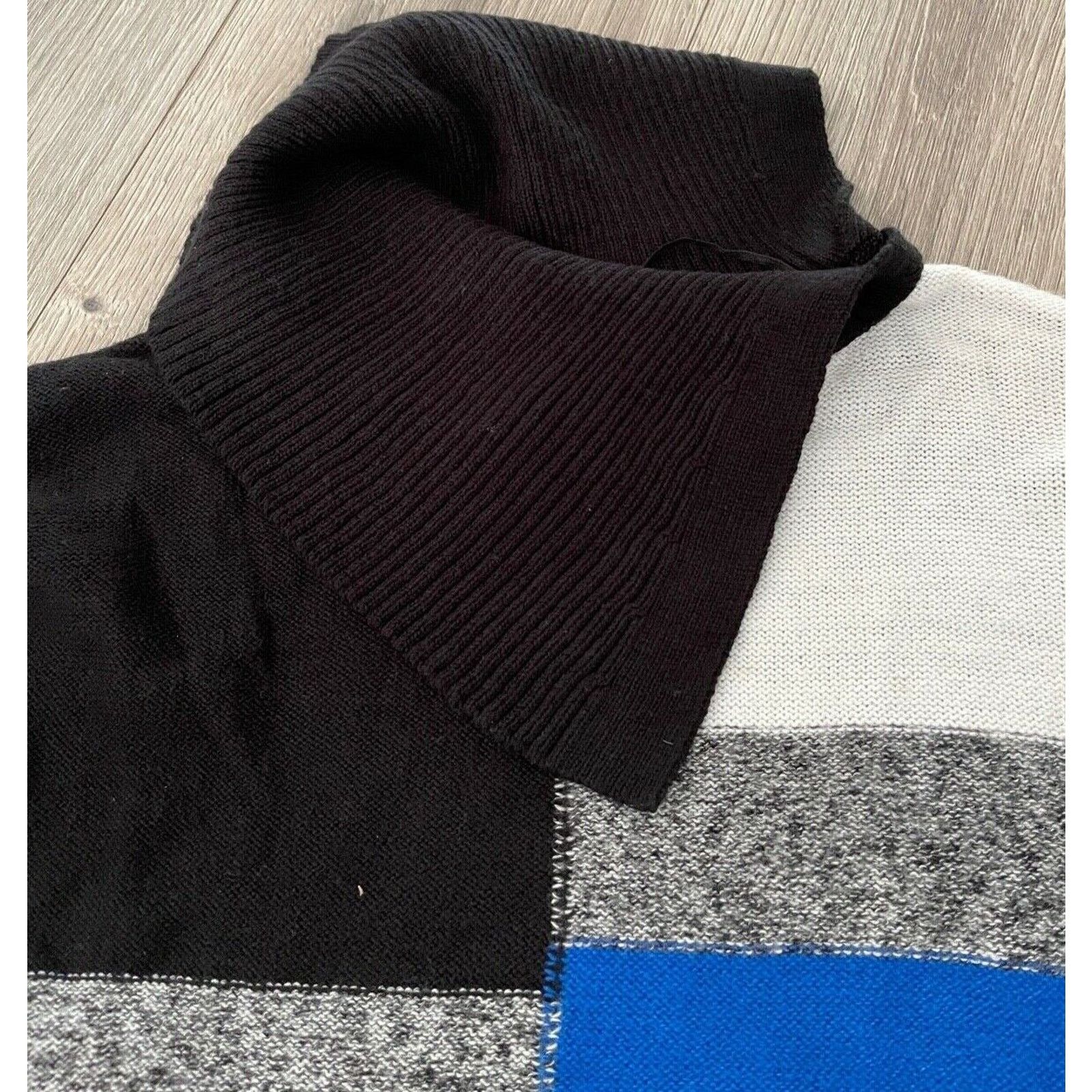 Other Style & Co Sweater Envelope Neck Colorblock Sea Captin SMALL Size S / US 4 / IT 40 - 3 Thumbnail