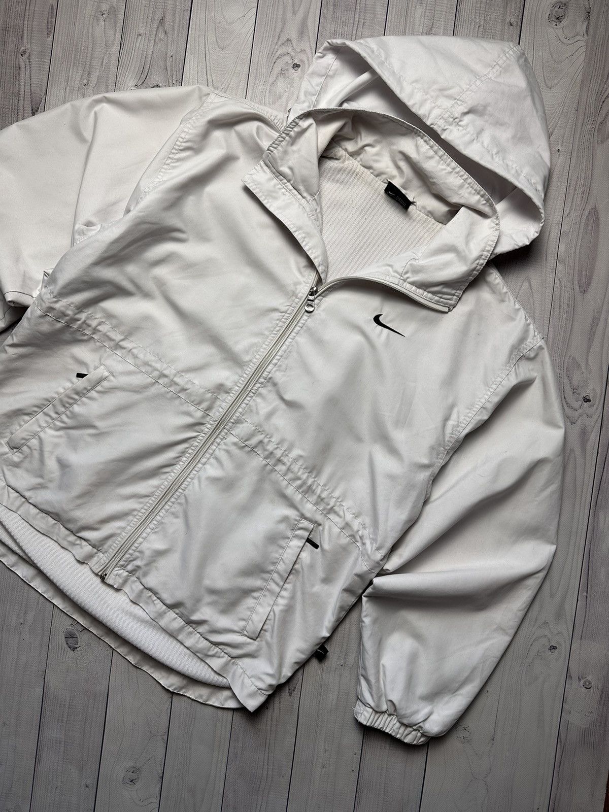 Nike × Vintage Vintage Nike jacket white logo size M/L Size US M / EU 48-50 / 2 - 3 Thumbnail