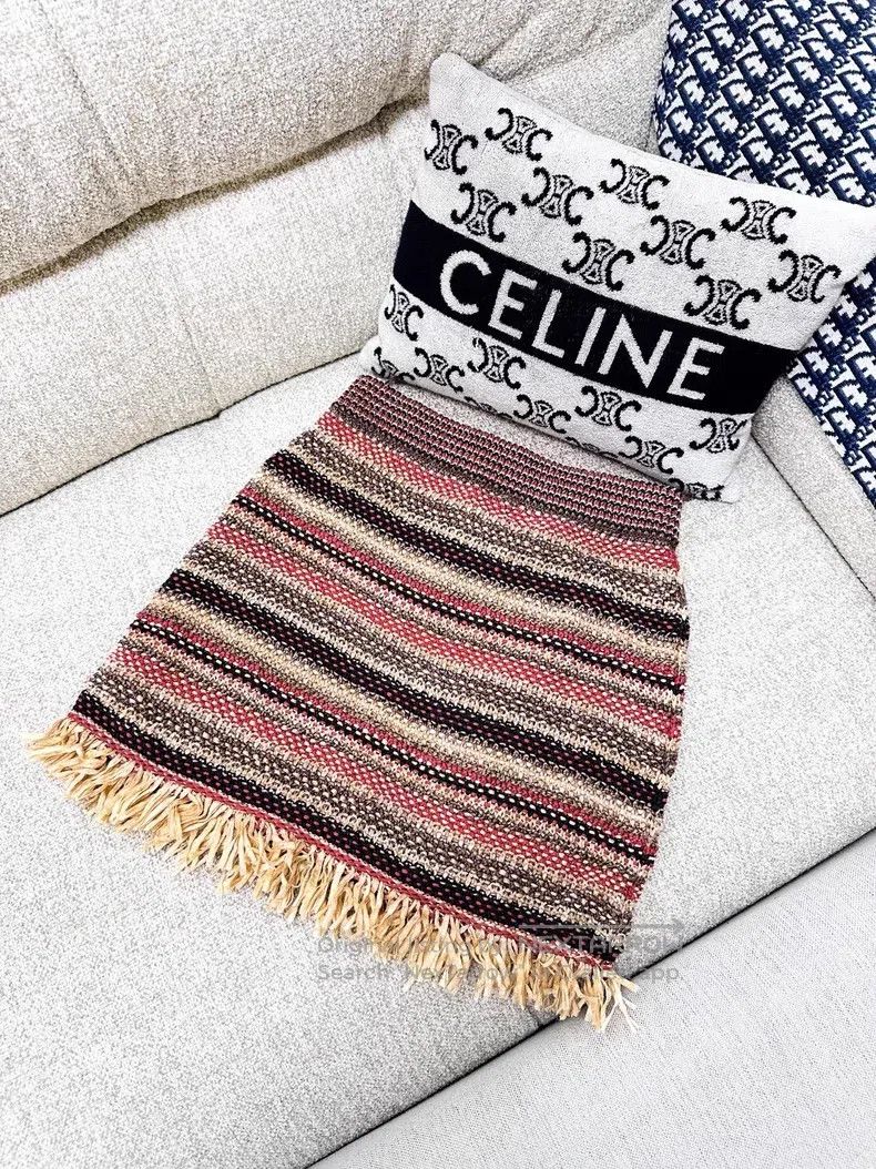 Chanel Chanel 18C Greek series brown colourful striped tassel bra Size 24" / US 00 / IT 34 - 3 Thumbnail