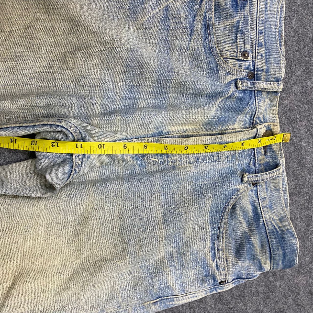 OMNIGOD 💥Best Offer💥Vintage Omigod Selvegde Distressed Denim Size US 33 - 7 Thumbnail