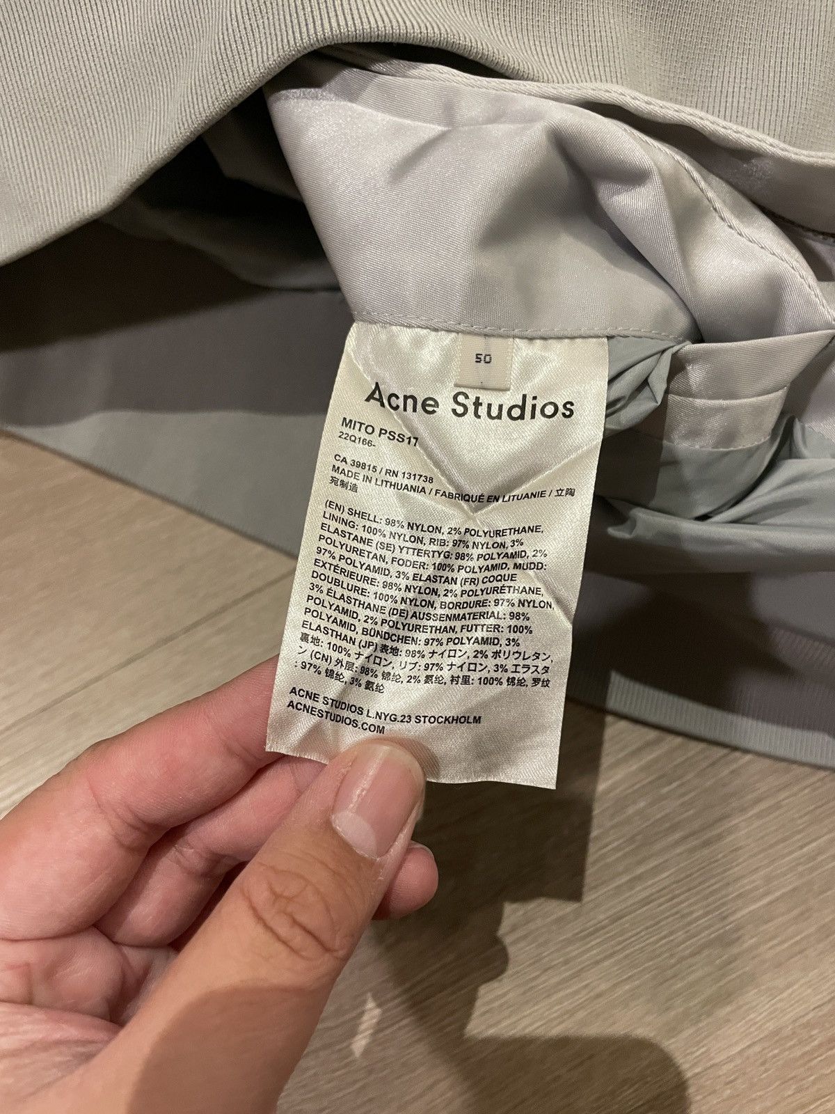 Acne Studios Acne Studios Mito Silver Jacket Size US L / EU 52-54 / 3 - 10 Thumbnail