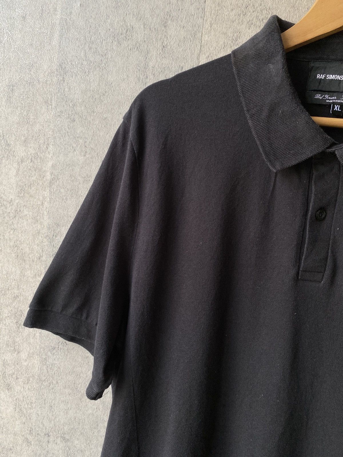 Fred Perry × Raf Simons Raf Simons x Fred Perry Black Polos Tee Size US XL / EU 56 / 4 - 4 Thumbnail