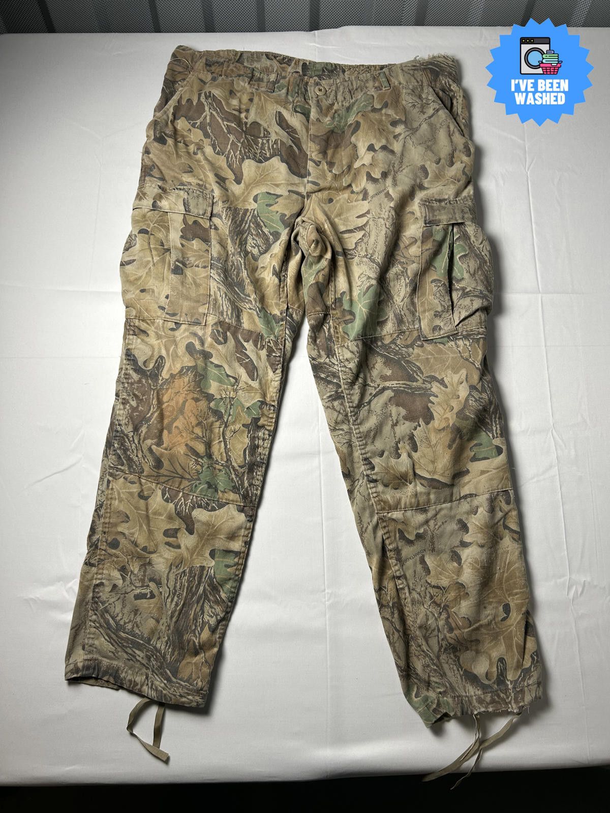 Realtree Real Tree Camo Heavyweight Cargo Trousers Hunting Hiking Size US 38 / EU 54 - 1 Thumbnail