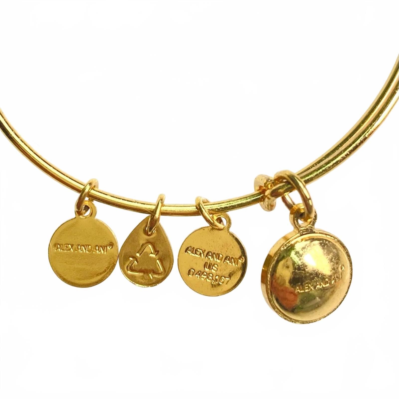 Other Alex and Ani Charm Bracelet November Topaz Birth Stone Size ONE SIZE - 3 Thumbnail