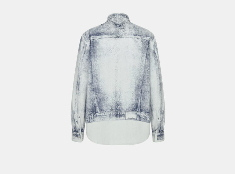Dior o1w1db11225 413D58 MKII-Effect Overshirt in Blue Size US L / EU 52-54 / 3 - 2 Thumbnail