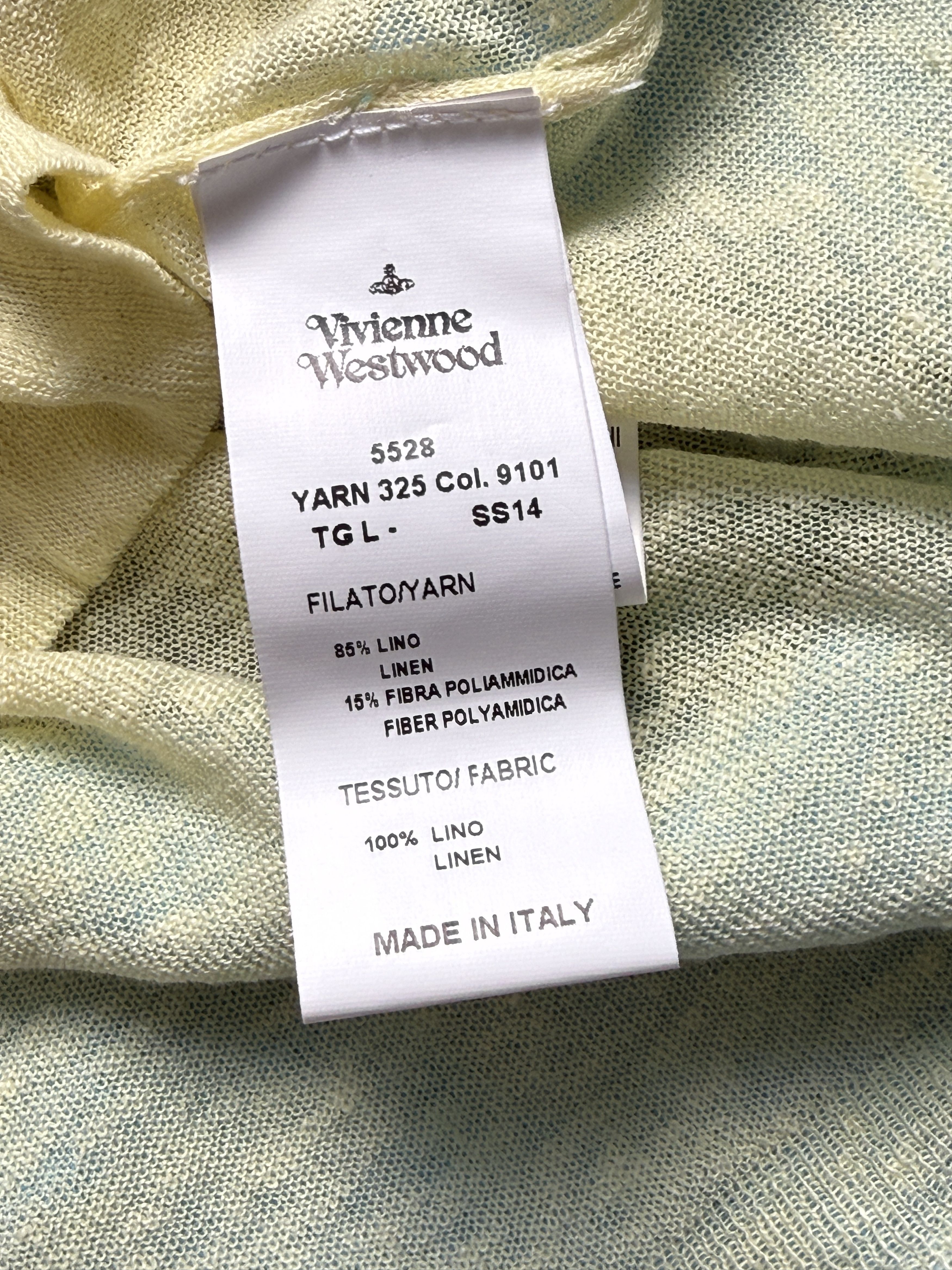 Vivienne Westwood 1/1 Sample INSANE SET Matching Linen Set S/S 2014 Size M / US 6-8 / IT 42-44 - 10 Thumbnail