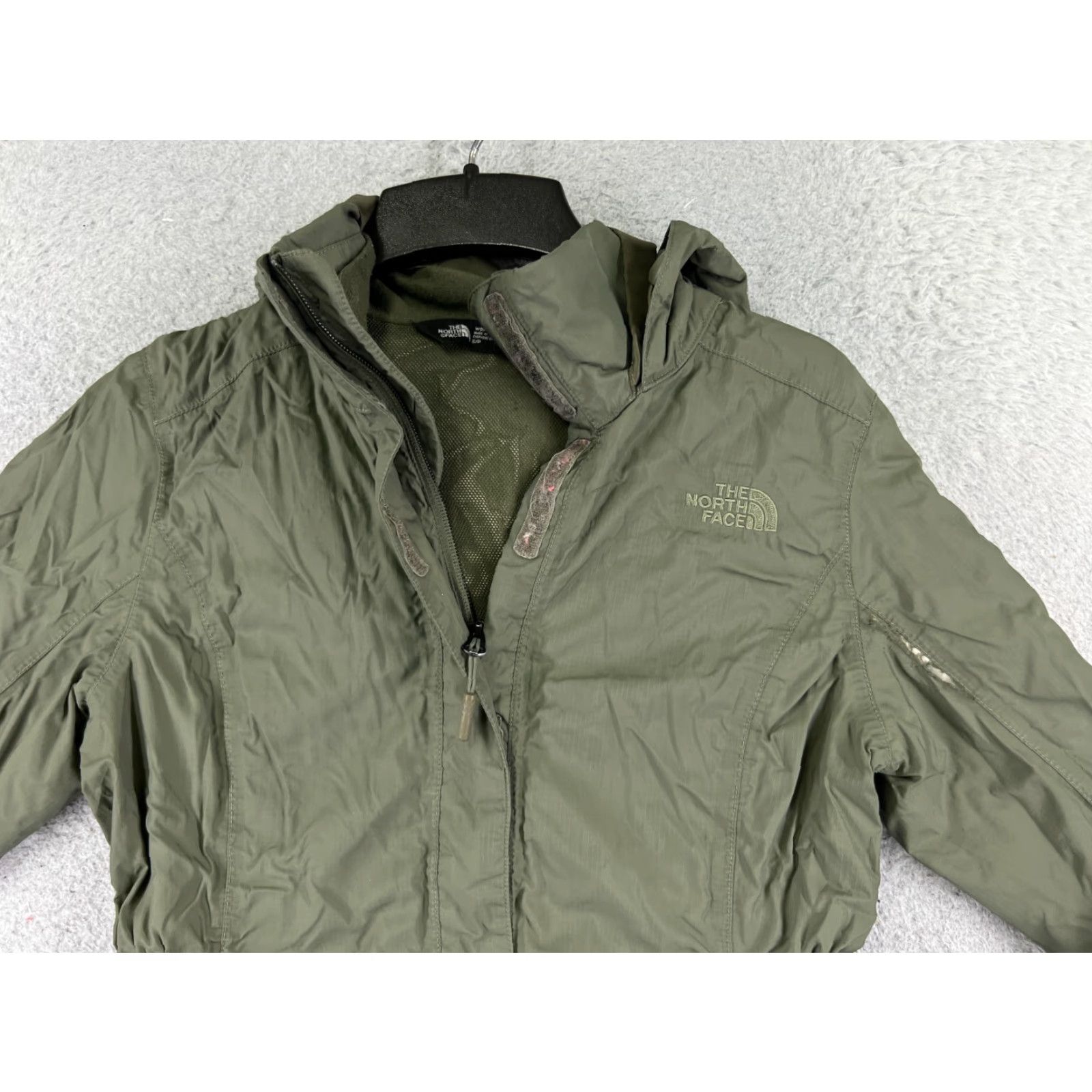 The North Face The North Face Jacket Womens Small Green Resolve Parka II Hoodie Nylon READ Size S / US 4 / IT 40 - 5 Thumbnail