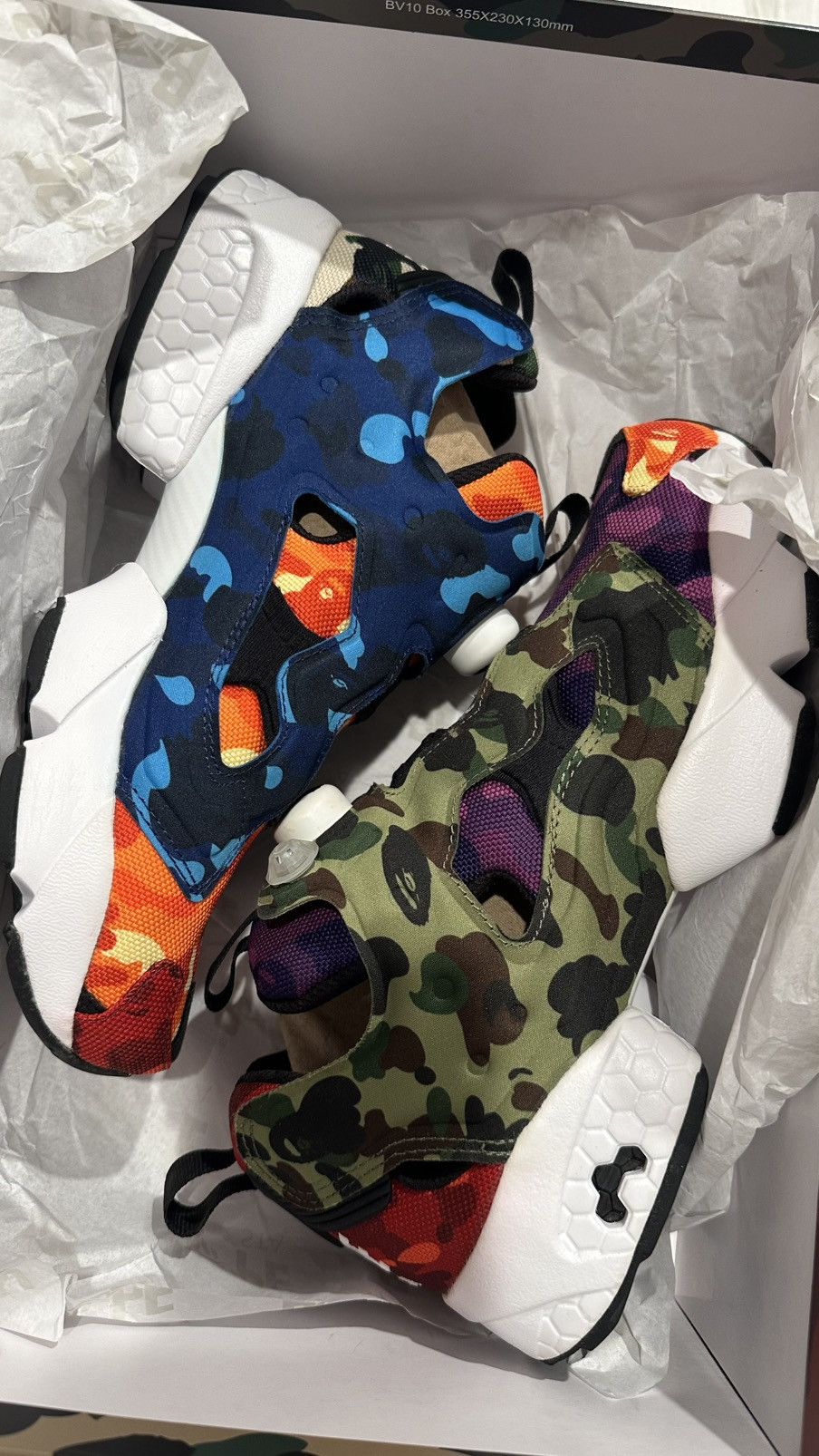 Reebok Bape x Reebok Instapump Fury Size US 8 / EU 41 - 1 Thumbnail