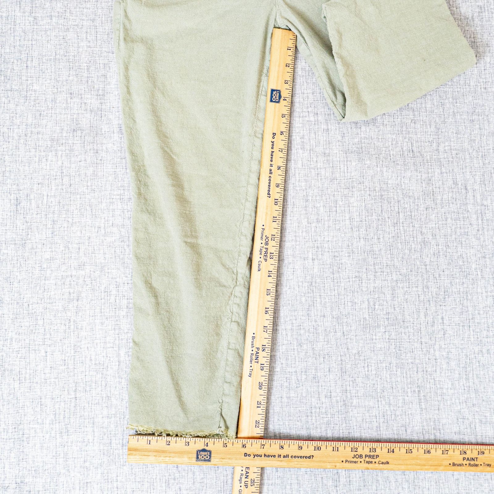 Frank & Eileen Frank & Eileen Wicklow Raw Crop Chino Pants Vintage green Size 30" / US 8 / IT 44 - 8 Thumbnail