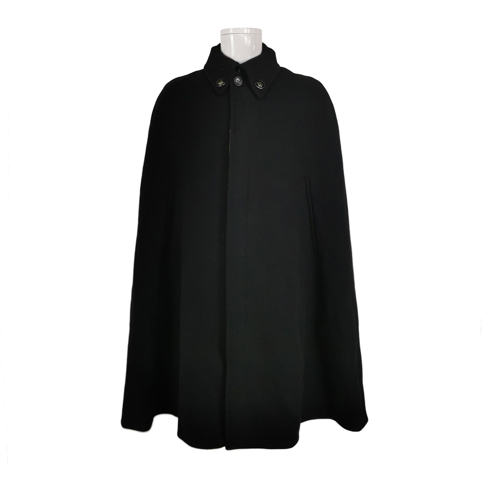 Gucci Gucci Plaid Lined Wool Cloak Size 56 Size US XL / EU 56 / 4 - 1 Thumbnail