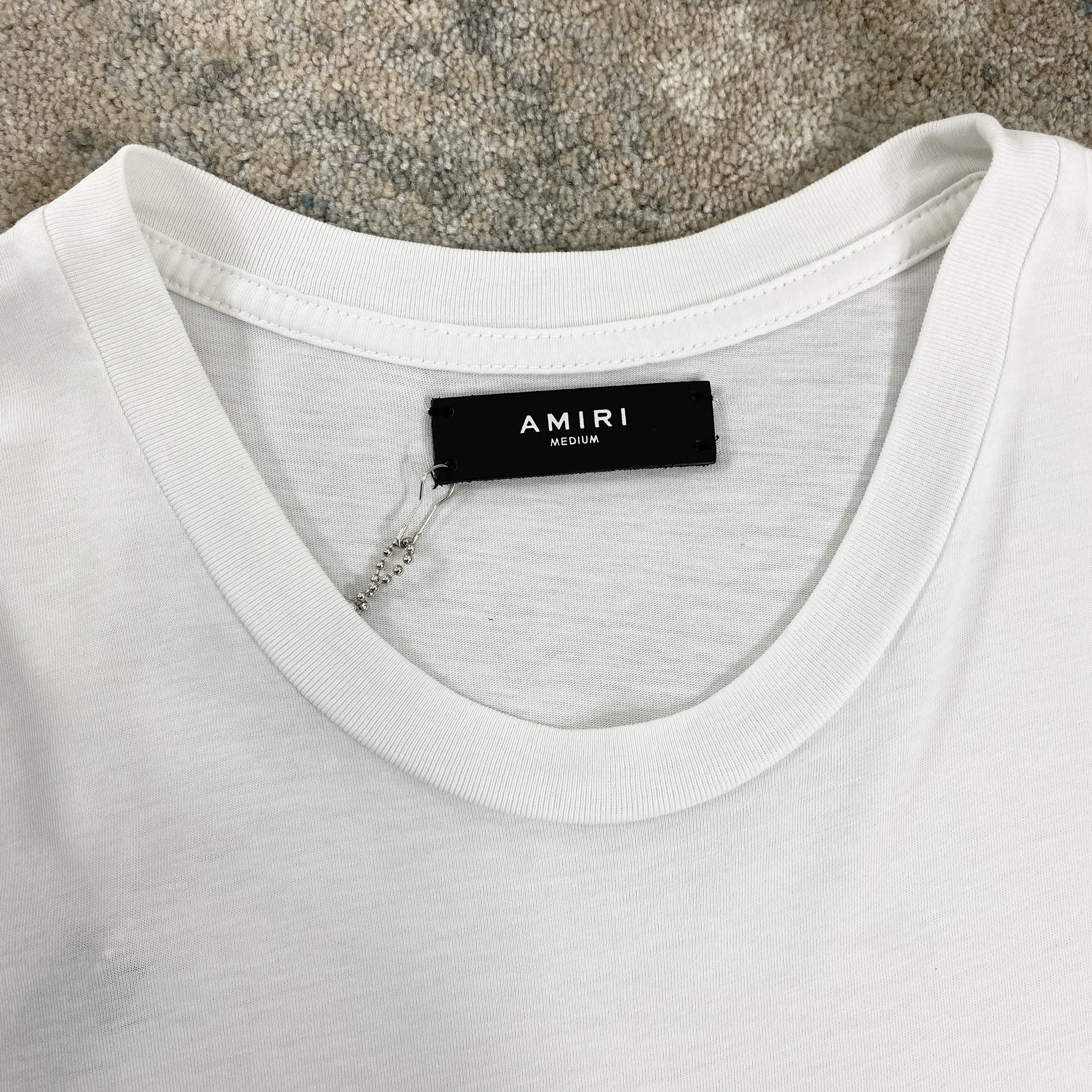 Amiri Amiri Cracked Kisses Oversized T-Shirt In White RRP £290 Size US S / EU 44-46 / 1 - 3 Thumbnail