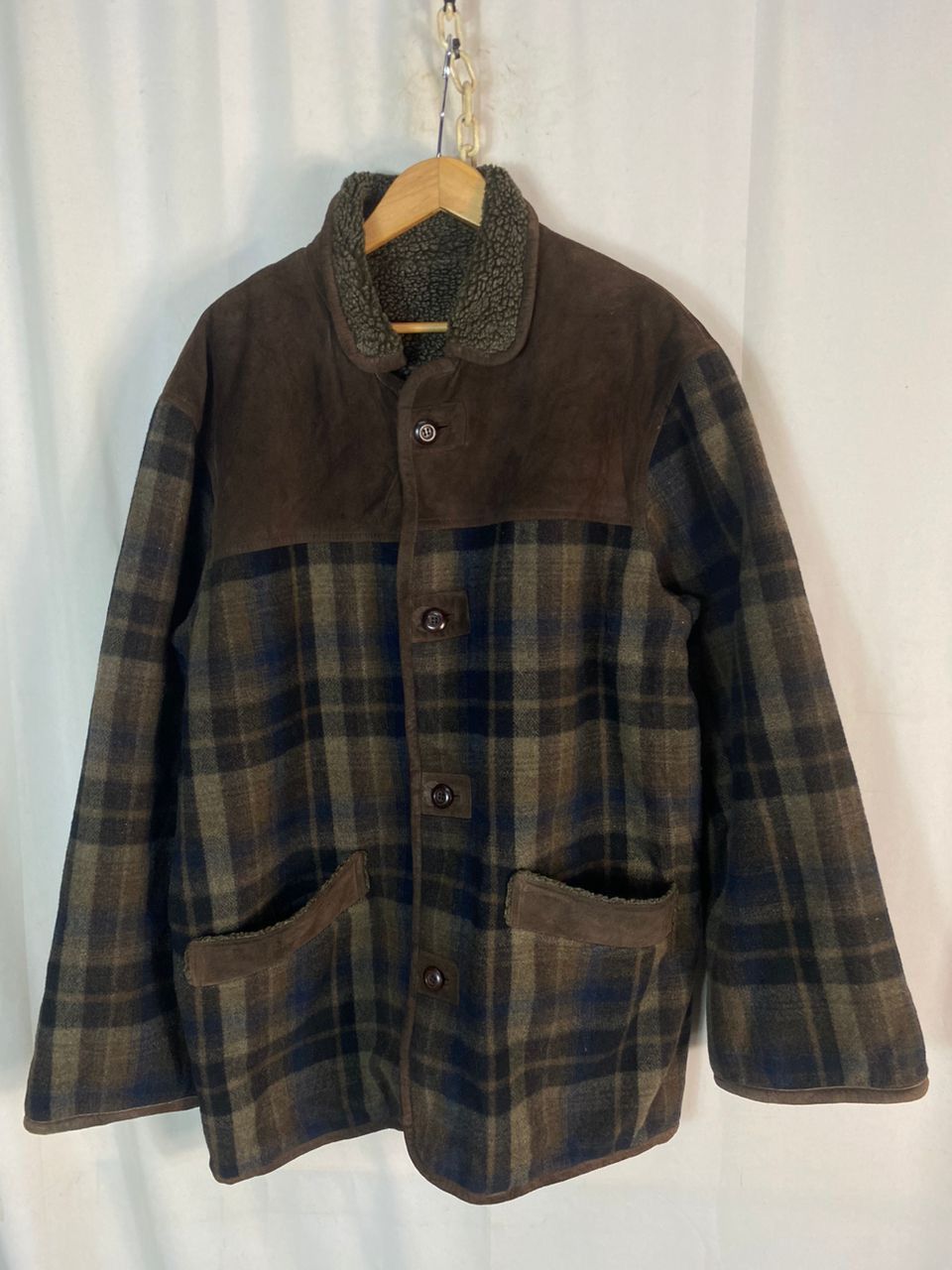 Vintage Maypole wool and Sherpa button up jacket Size US L / EU 52-54 / 3 - 1 Thumbnail