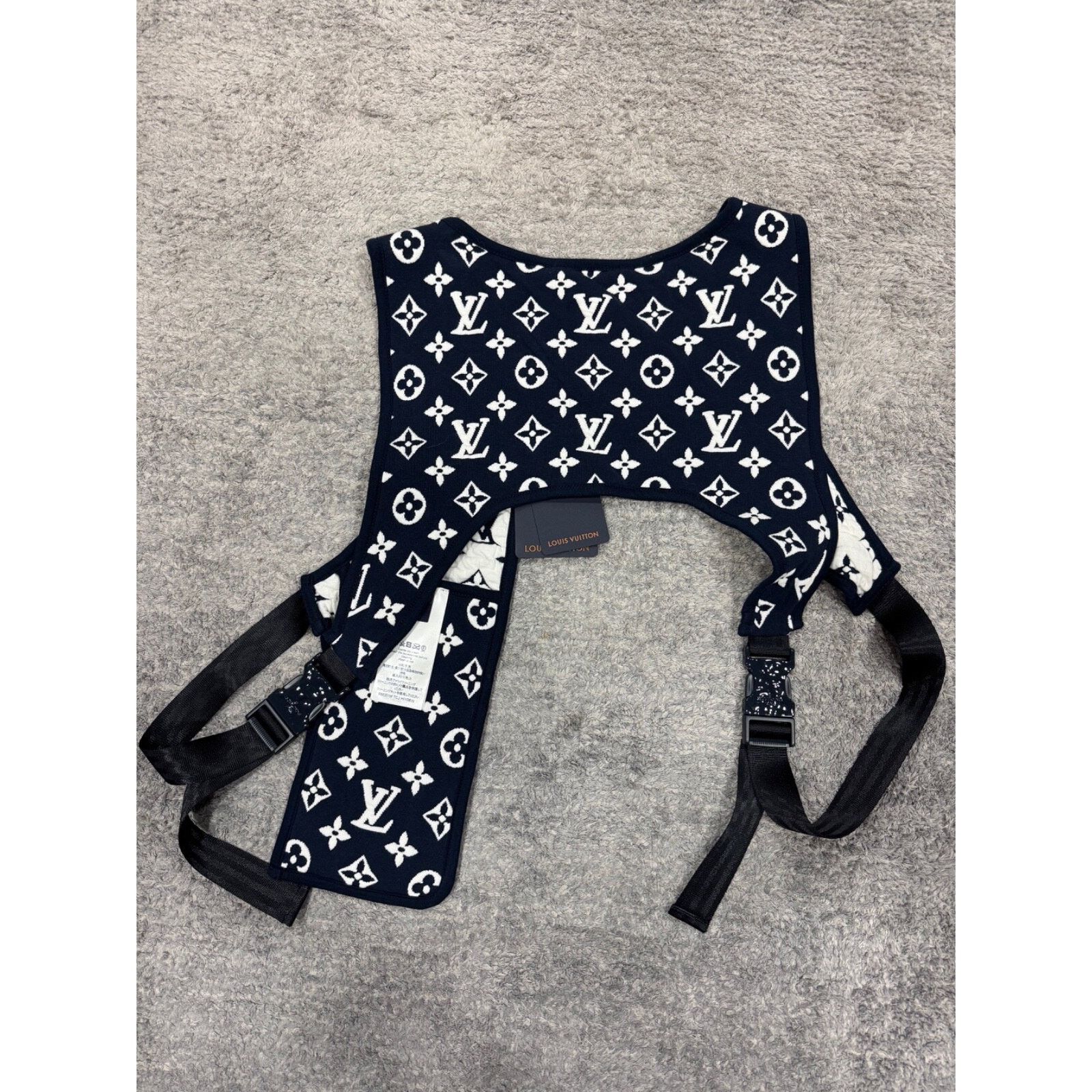 Louis Vuitton Louis Vuitton Monogram Logo Blue White Mid Layer Vest Medium Size US M / EU 48-50 / 2 - 10 Thumbnail