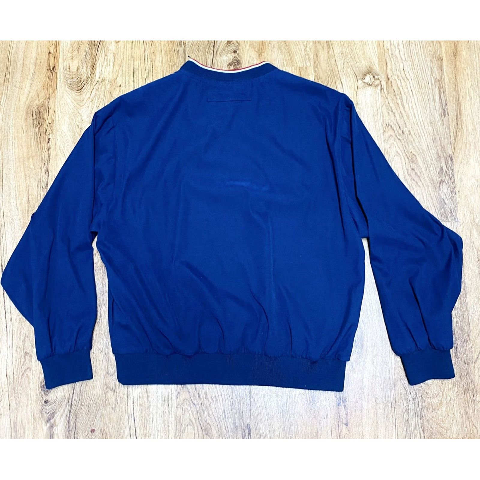 Tommy Hilfiger VINTAGE Tommy Hilfiger Windbreaker Jacket Pullover Jacket Men L Blue Golf Wind-Resistant Logo 2000s - Regular Branded Size US L / EU 52-54 / 3 - 2 Thumbnail