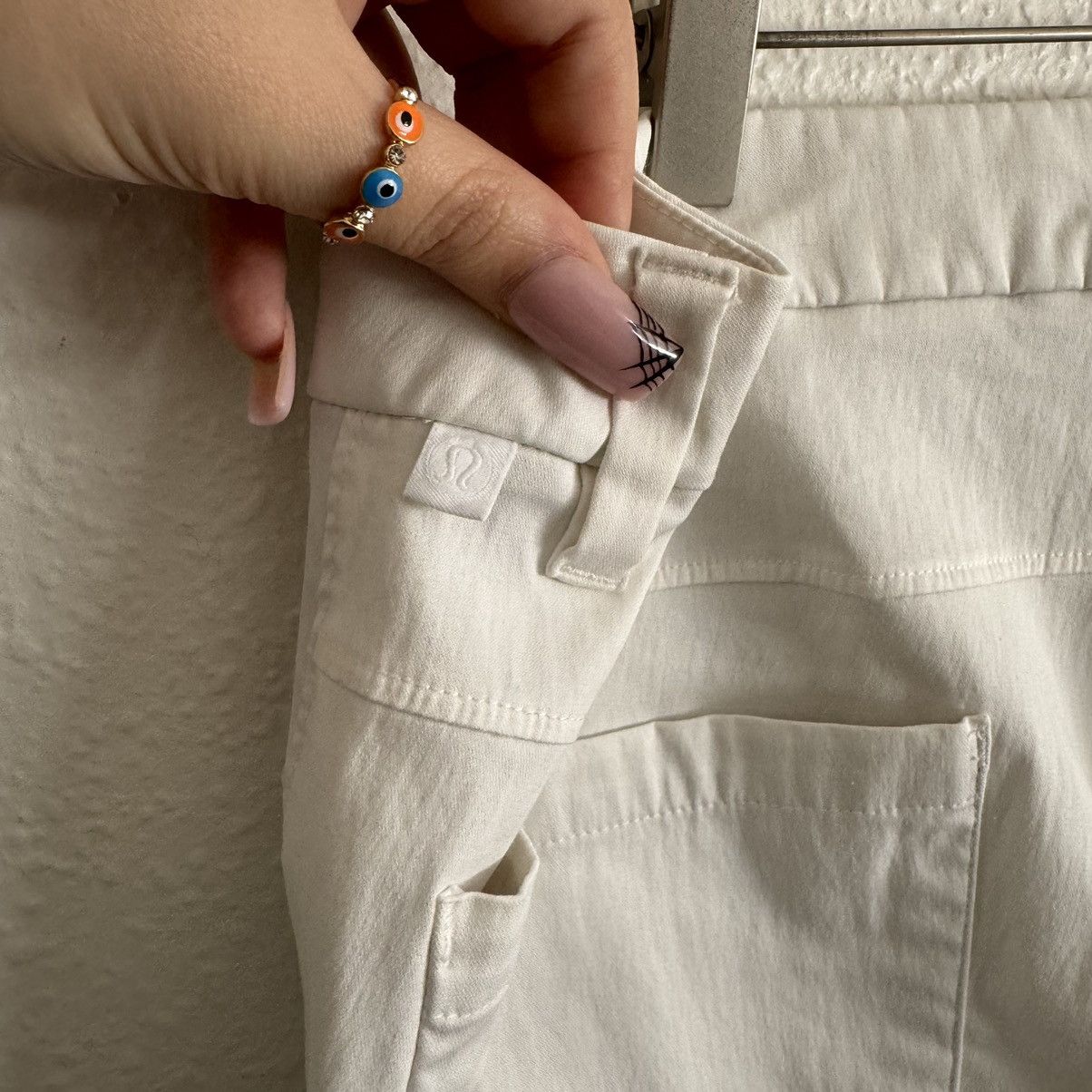 Lululemon LULULEMON Mens White Swift Cotton ABC Slim Leg Trouser Pant Size US 32 / EU 48 - 10 Thumbnail