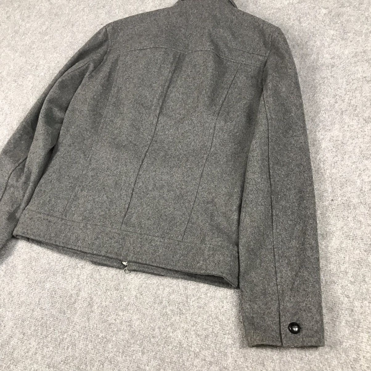 Japanese Brand × Michel Klein MICHEL KLEIN ZIPPER WOOL JACKET Size US M / EU 48-50 / 2 - 8 Thumbnail