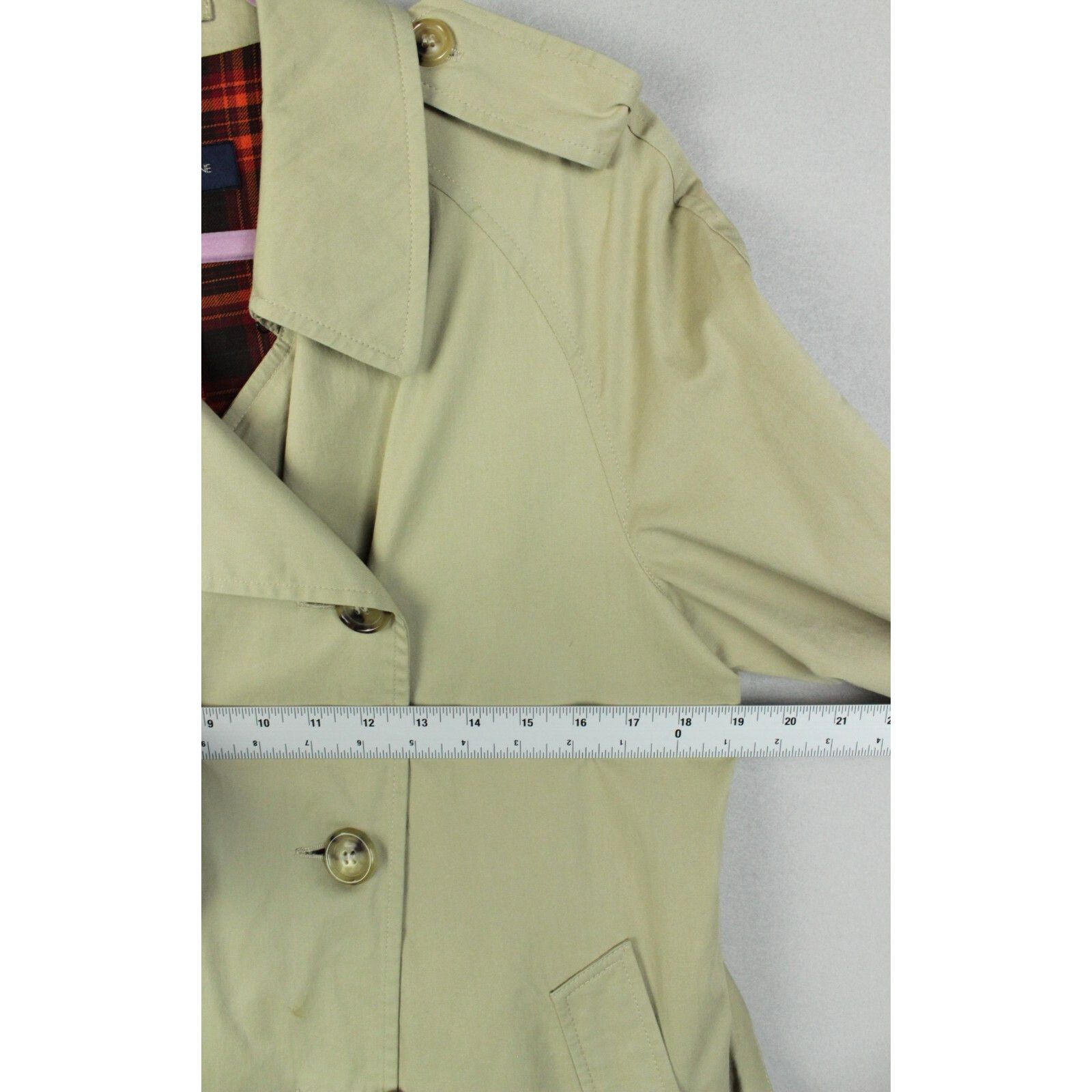 Piazza Sempione Piazza Sempione Double Breasted Trench Coat Hvy Wt Size 8.5 Size M / US 6-8 / IT 42-44 - 5 Thumbnail