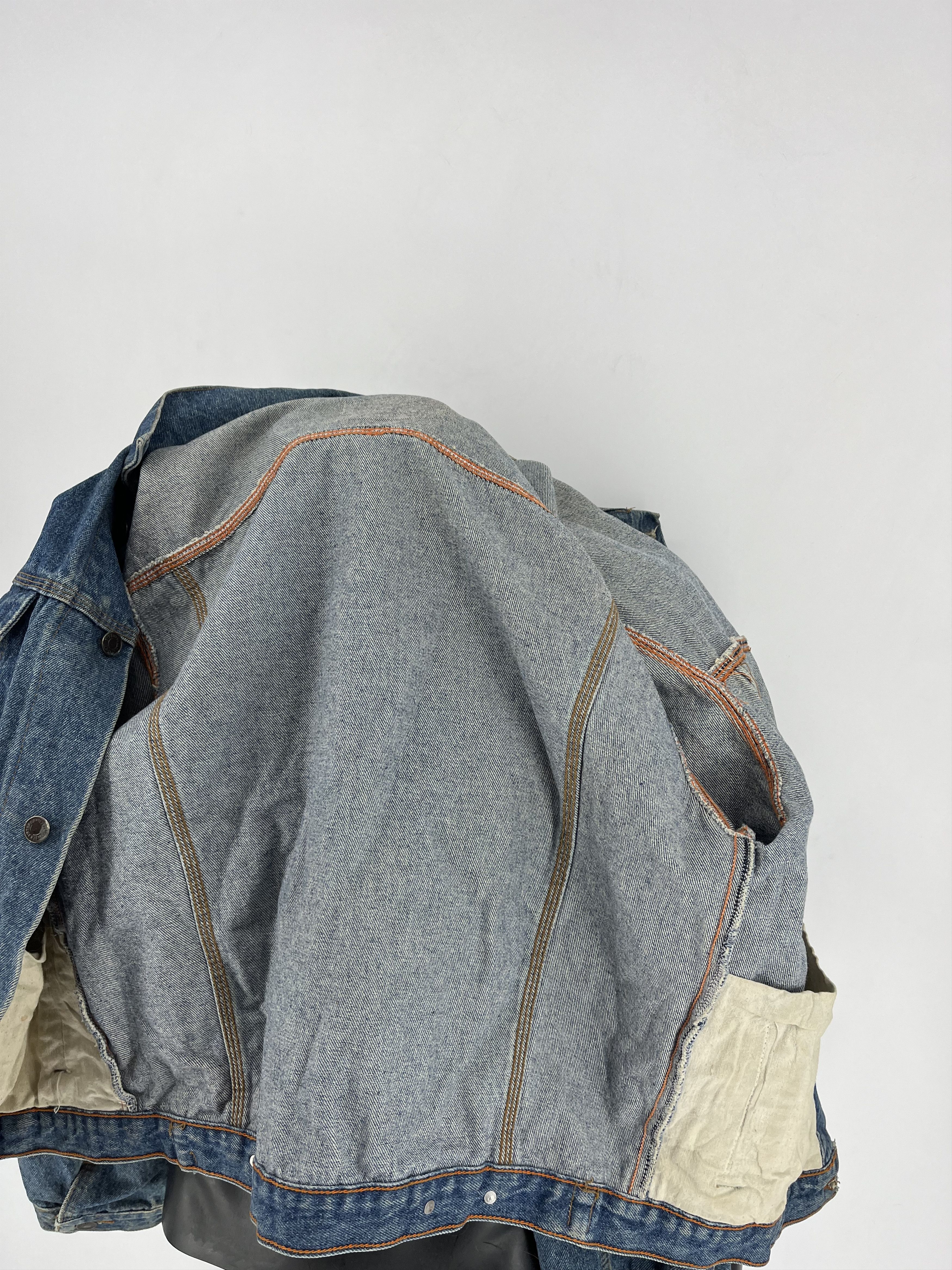 Levi's VINTAGE 40s 50s 60s 70s LEVIS TRUCKER DENIM JACKET Size US L / EU 52-54 / 3 - 10 Thumbnail