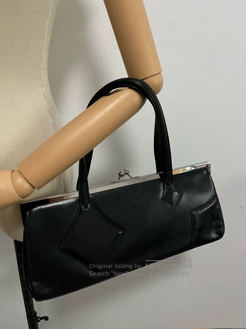 Vivienne Westwood Vivienne Westwood Saturn zipper bag, handbag, black Size ONE SIZE - 3 Thumbnail
