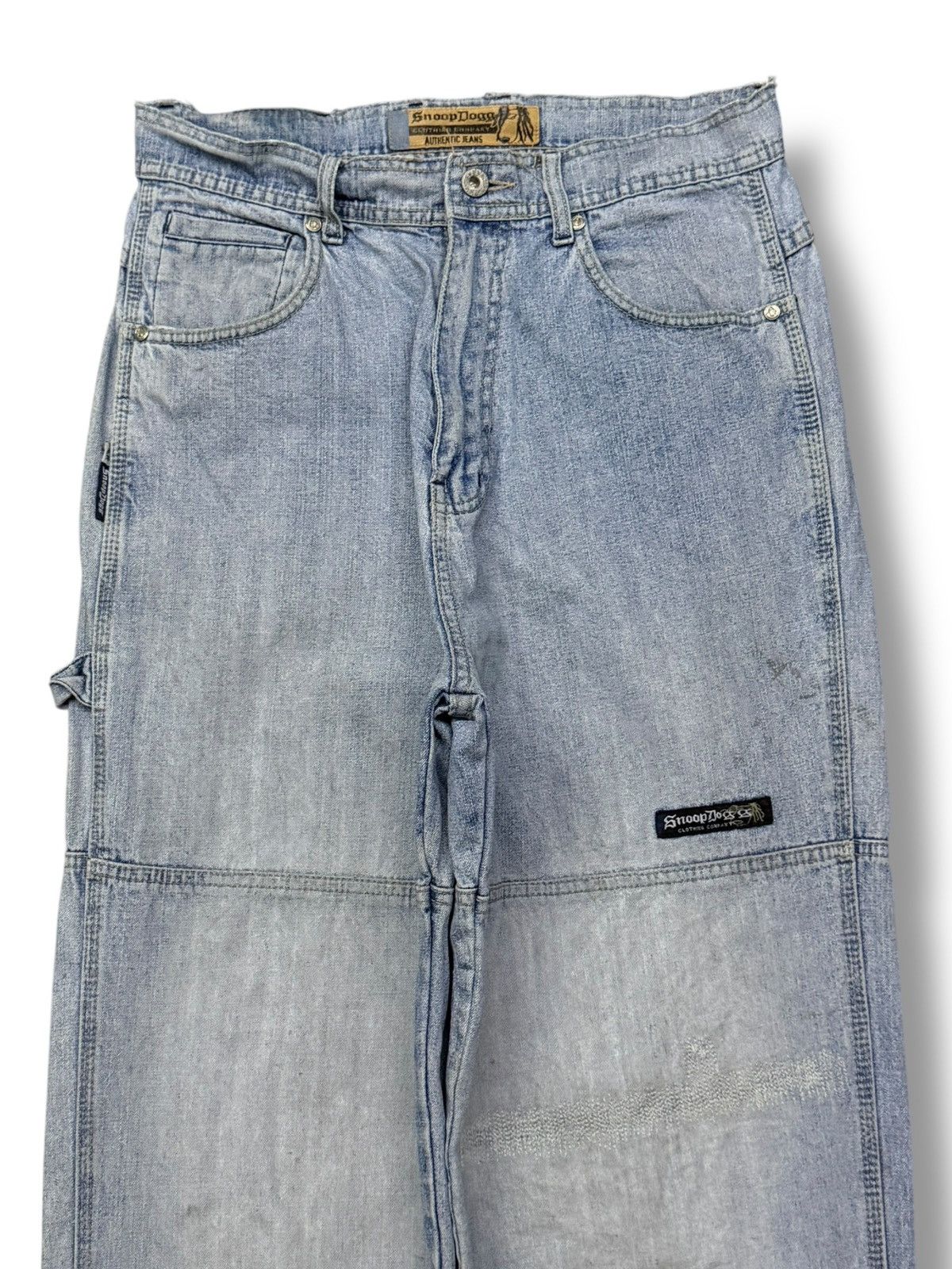 Snoop Dogg Vintage Snoop Dogg Clothing Company Baggy Distressed Denim Size US 31 - 4 Thumbnail