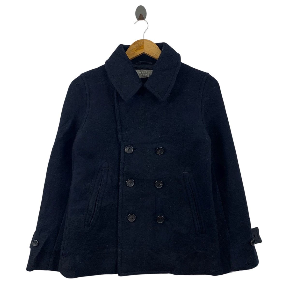 Margaret Howell MARGARET HOWELL Black Wool Heavy Coat Size US S / EU 44-46 / 1 - 1 Thumbnail
