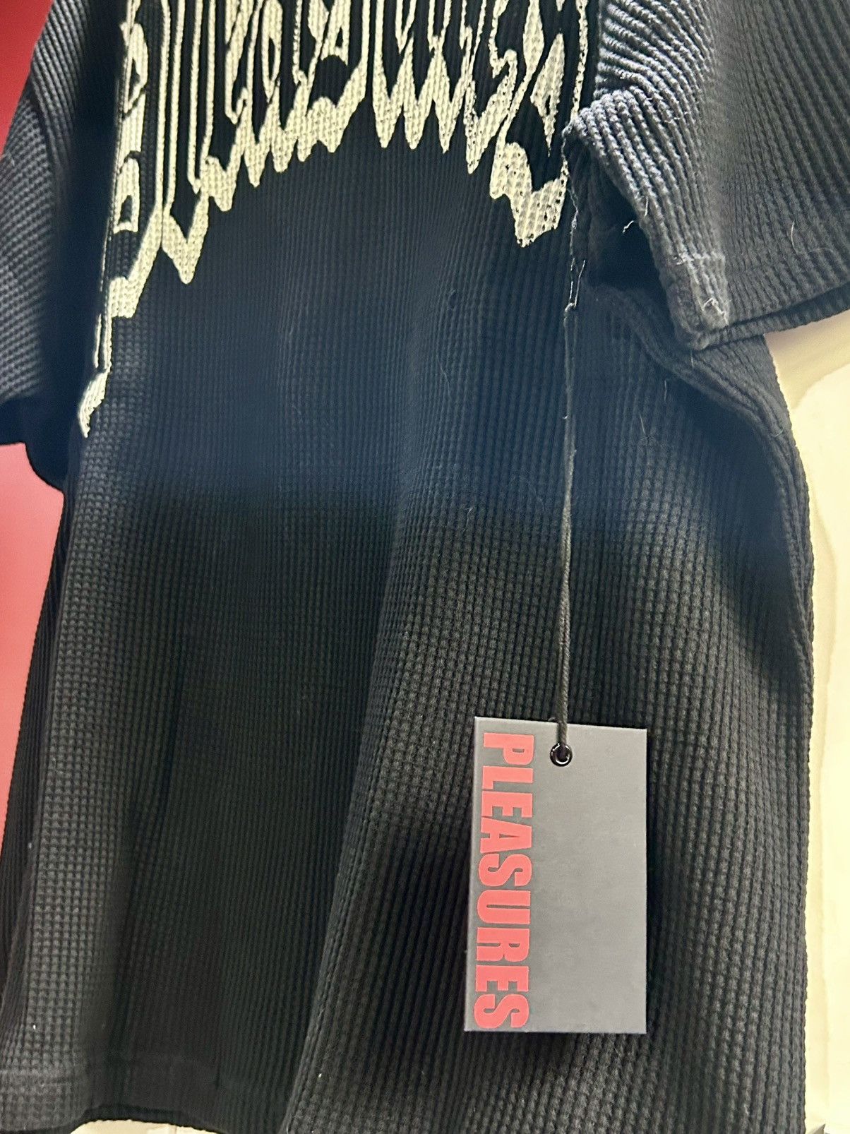 Pleasures PLEASURES Twitch Waffle Shirt - Black Size Large Size US L / EU 52-54 / 3 - 15 Thumbnail