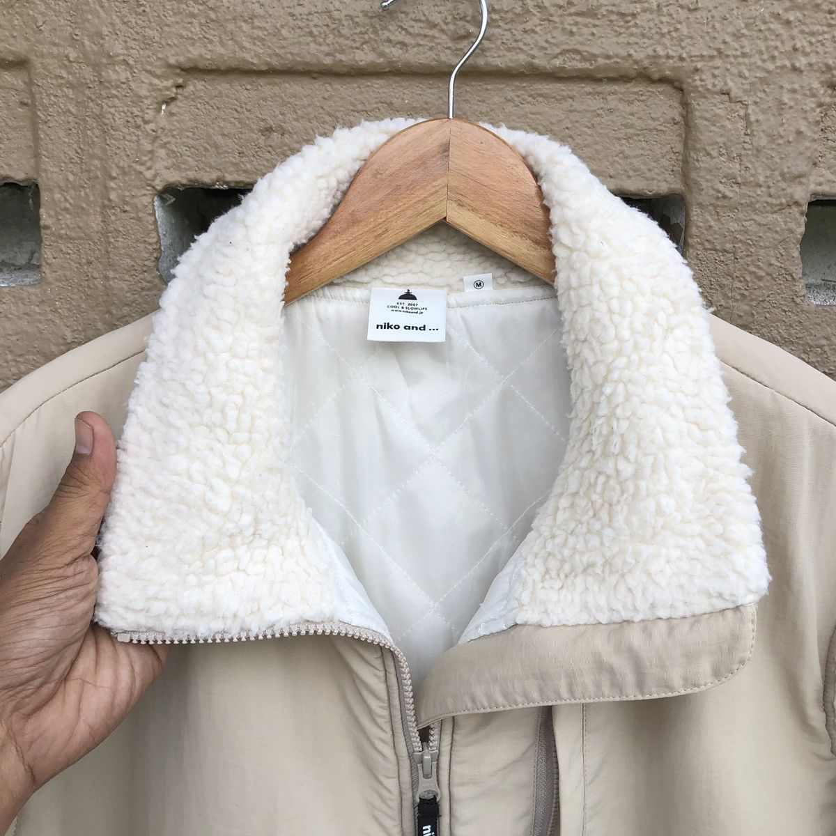 Japanese Brand NICO AND Japanese Brand Fleece Deep Pile Zipper Jacket Size US M / EU 48-50 / 2 - 14 Thumbnail