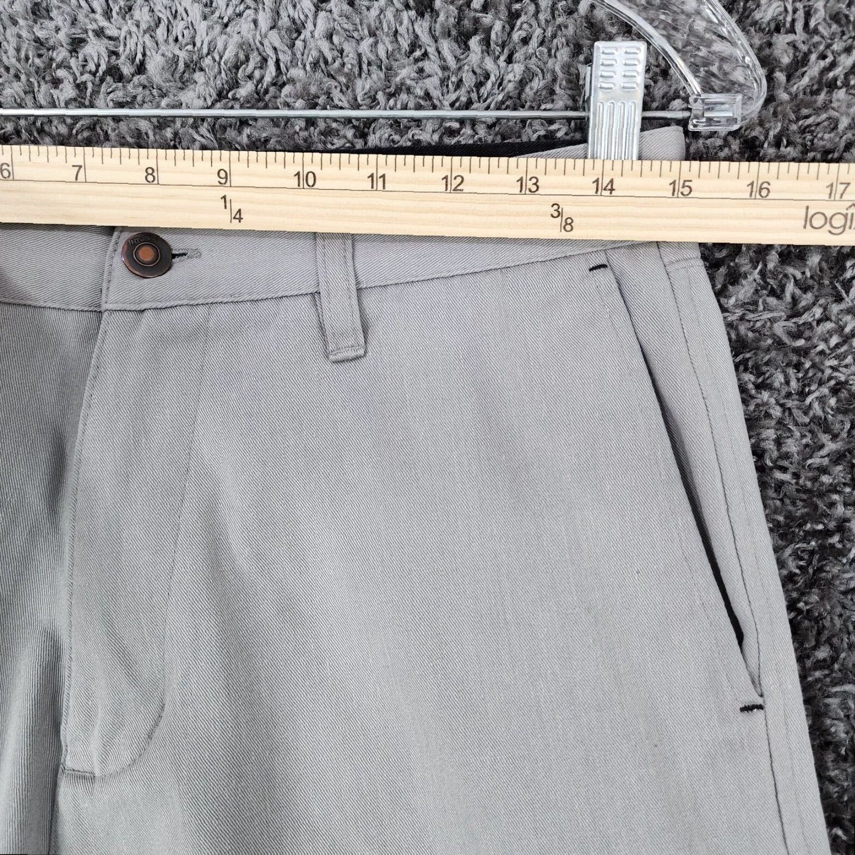Vintage Free World Mens Gray Chino Pants Straight Leg Size 30 Size US 30 / EU 46 - 4 Thumbnail