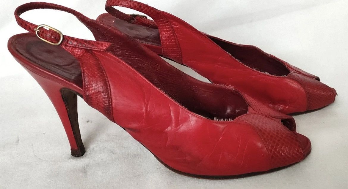 Yves Saint Laurent vintage Yves Saint Laurent heels (one heel is a bit broken) Size US 8 / IT 38 - 2 Thumbnail