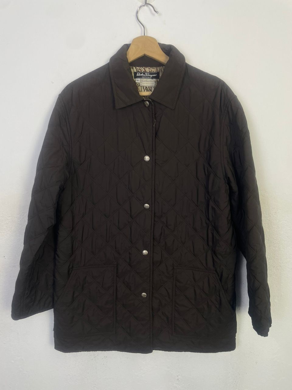 Salvatore Ferragamo Vintage Salvatore Ferragamo Quilted Jacket Size US M / EU 48-50 / 2 - 1 Thumbnail