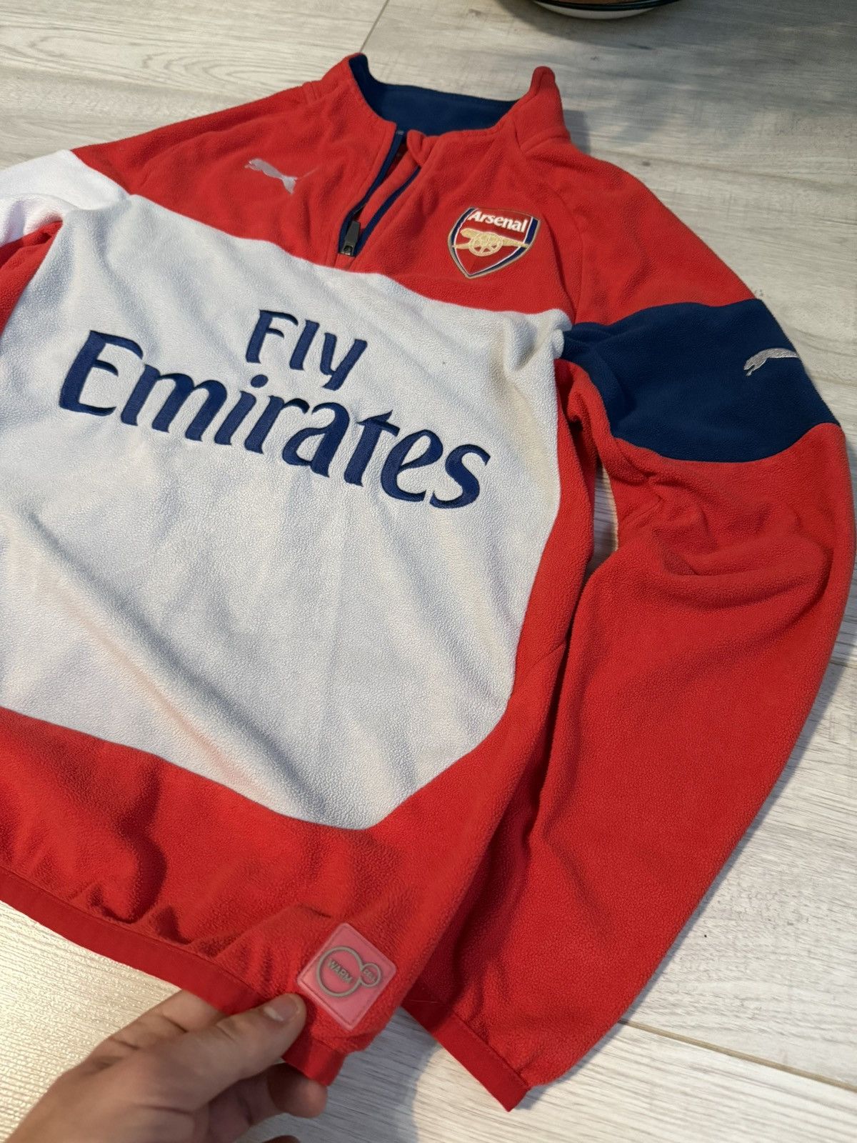 Puma × Vintage Vintage Arsenal Soccer Jerseys shirt fleece jacket Size US XS / EU 42 / 0 - 2 Thumbnail