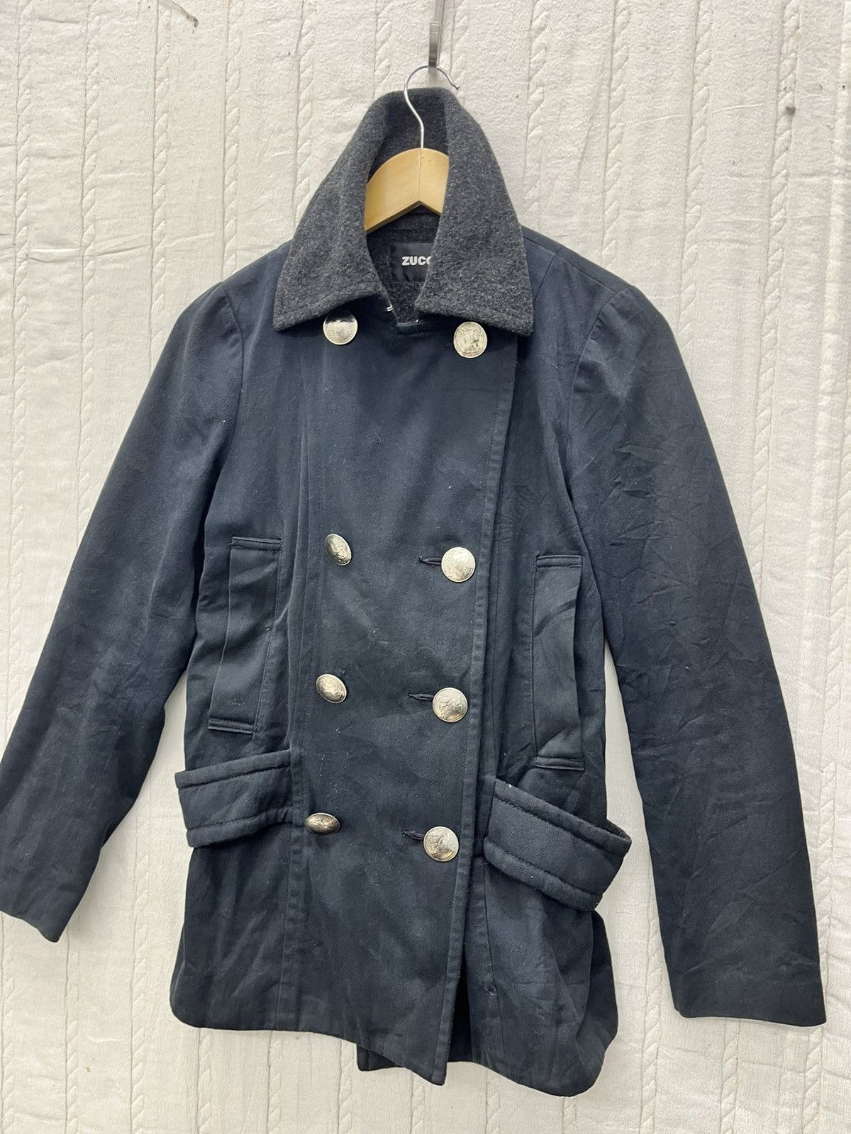 Zucca STEALS🌟🌟🌟ZUCCA DOUBLE BREASTED PEACOAT Size S / US 4 / IT 40 - 3 Thumbnail
