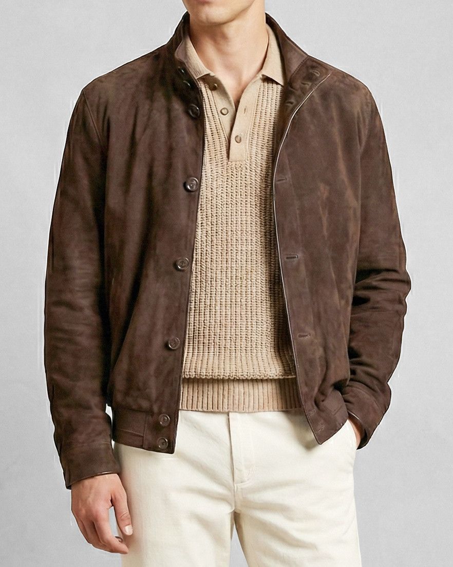 Ermenegildo Zegna Fantastic Kid Suede Jacket Size US M / EU 48-50 / 2 - 1 Thumbnail