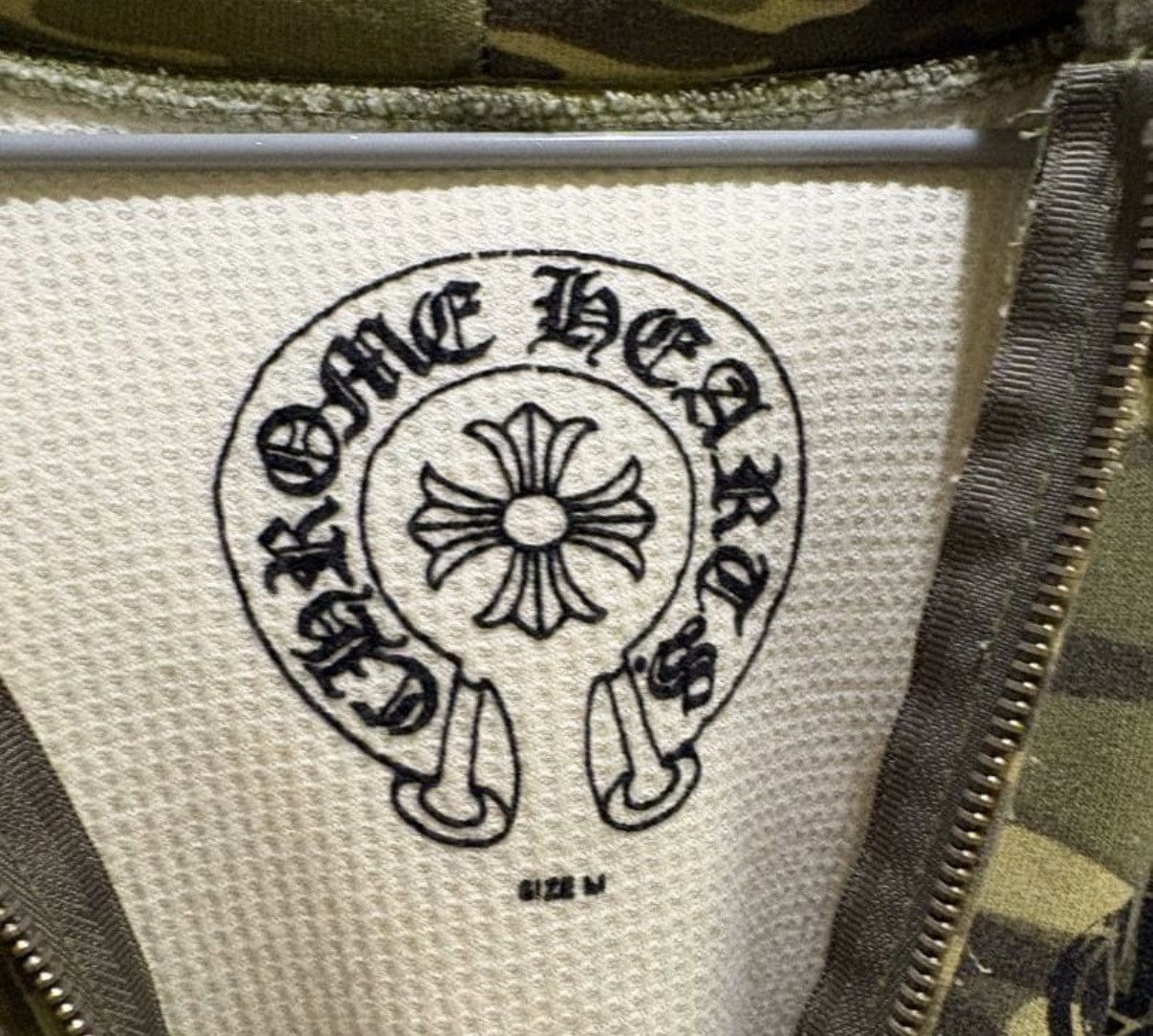 Chrome Hearts Size M Chrome Hearts Horseshoe Camo Thermal Hoodie Size US M / EU 48-50 / 2 - 3 Thumbnail