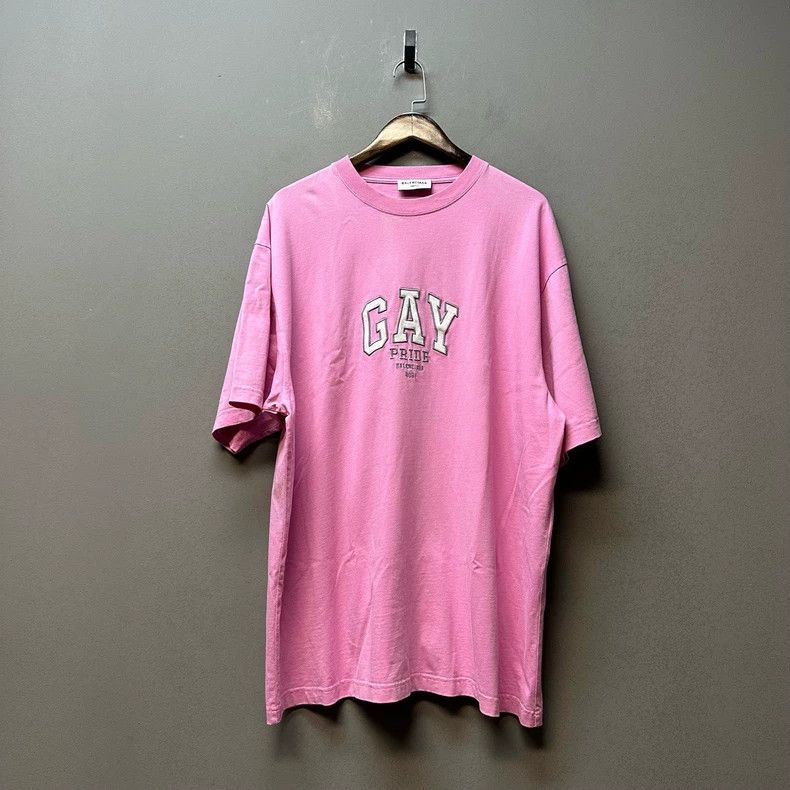 Balenciaga Balenciaga Gap pink short sleeve Size US XS / EU 42 / 0 - 1 Thumbnail