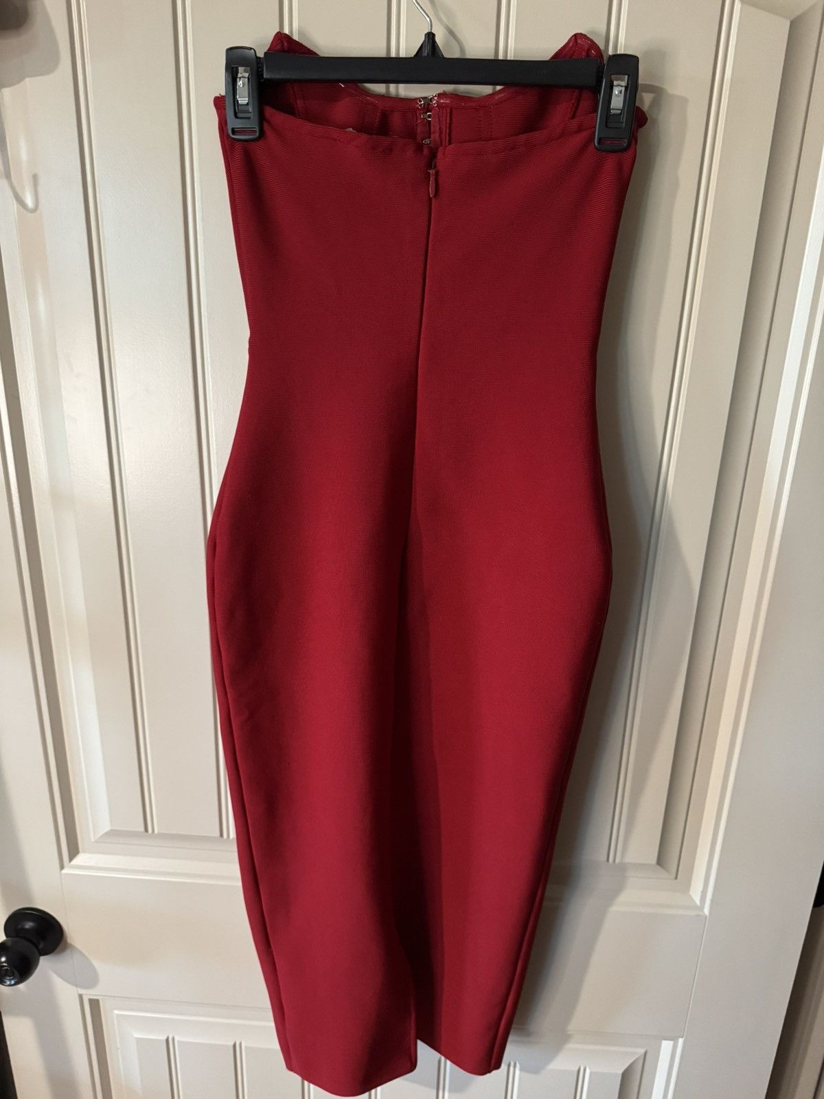 Fashion Nova FASHION NOVA Sexy, Strapless Bodycon Midi Dress (Small) Size S / US 4 / IT 40 - 2 Thumbnail