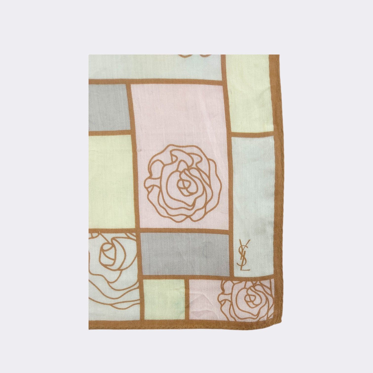Yves Saint Laurent Vintage Yves Saint Laurent Handkerchief Neckerchief H200M Size ONE SIZE - 3 Thumbnail