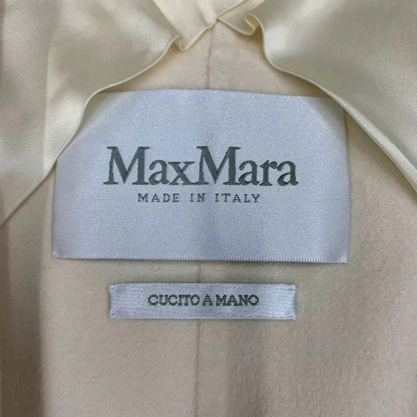 Other Max Mara White Collar Belted Coat. Size US XXS / EU 40 - 4 Thumbnail