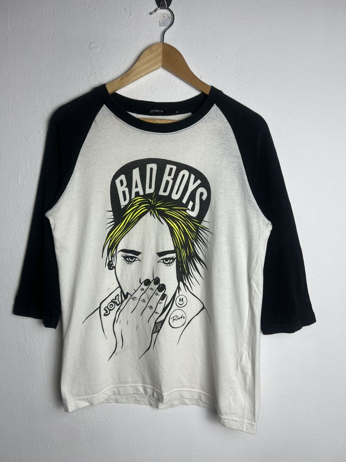 Japanese Brand Joysrich Bad Boys 3Q Shirt Tee Size US S / EU 44-46 / 1 - 1 Thumbnail