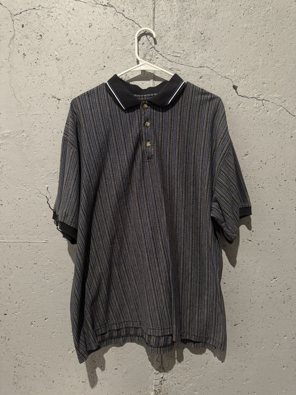 Pierre Cardin Pierre Cardin Men’s Geometric Polo Shirt, Large Size US XL / EU 56 / 4 - 1 Thumbnail