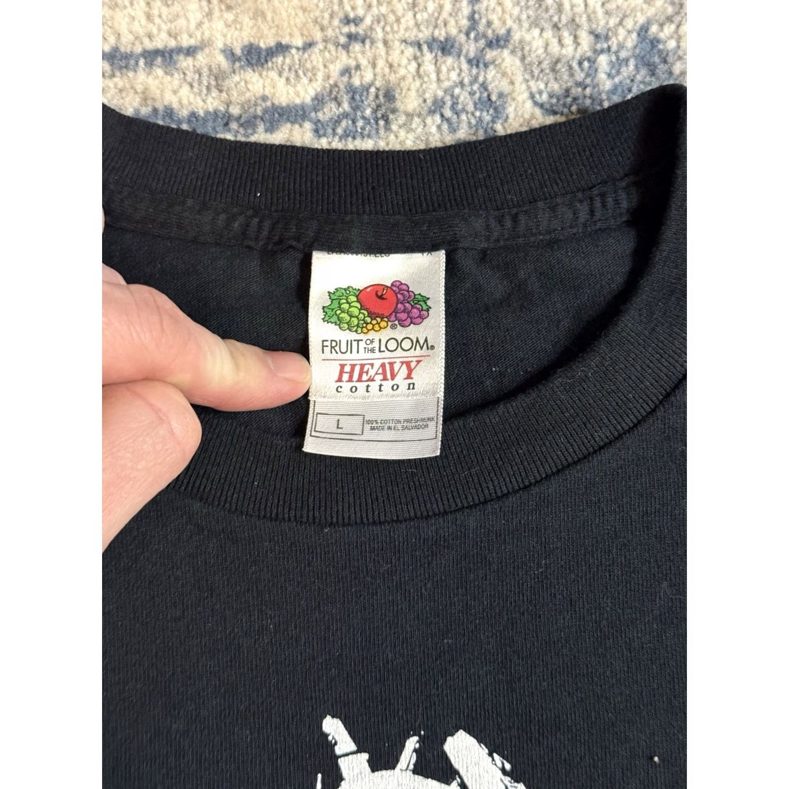 Fruit Of The Loom VINTAGE The Phenomenauts Rockets And Robots T Shirt L Black Cotton Logo Rocketeer Band Punk Surf Sci-fi 2000s Men Mens Signature Fruit of the Loom Size US L / EU 52-54 / 3 - 3 Thumbnail