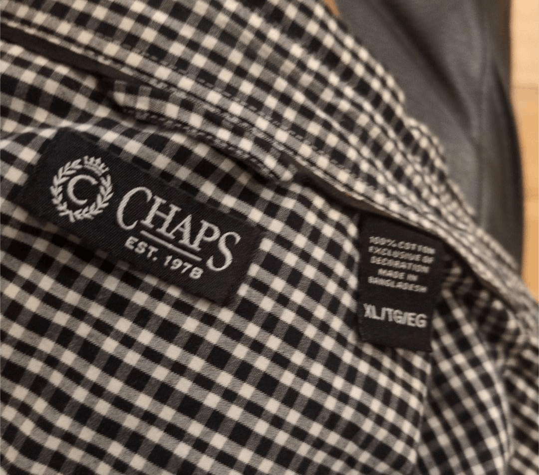 Chaps Ralph Lauren Excellent Condition CHAPS Gingham Check Long Sleeve Shirt Size US XL / EU 56 / 4 - 4 Thumbnail
