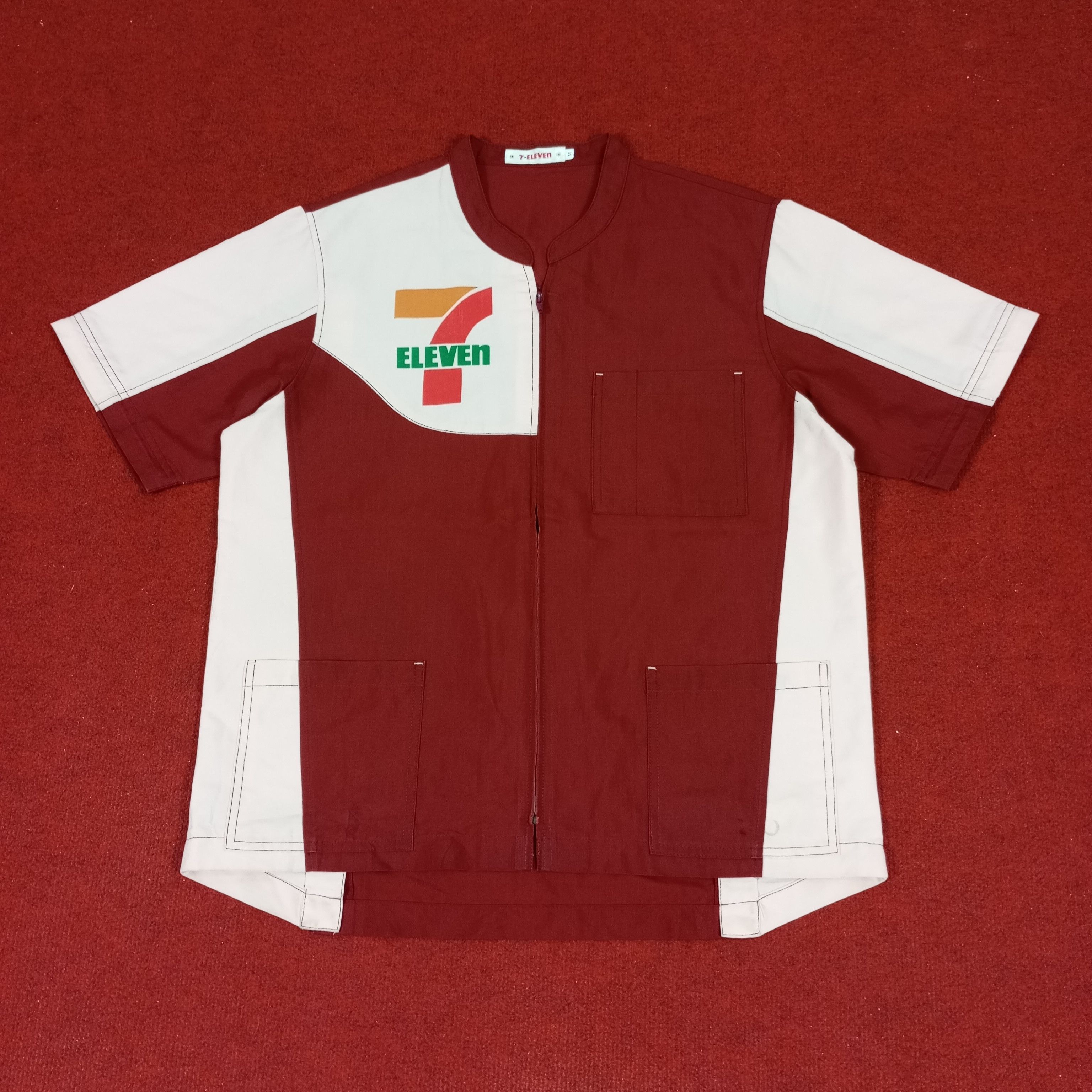 Japanese Brand × Vintage 7 Eleven Japanese Workers Uniform Jacket Size US M / EU 48-50 / 2 - 1 Thumbnail
