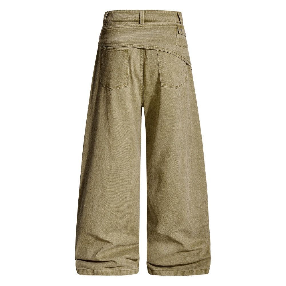 Vintage Men's Retro Distressed Washed Casual Hippie Trendy Trousers Size US 32 / EU 48 - 2 Thumbnail