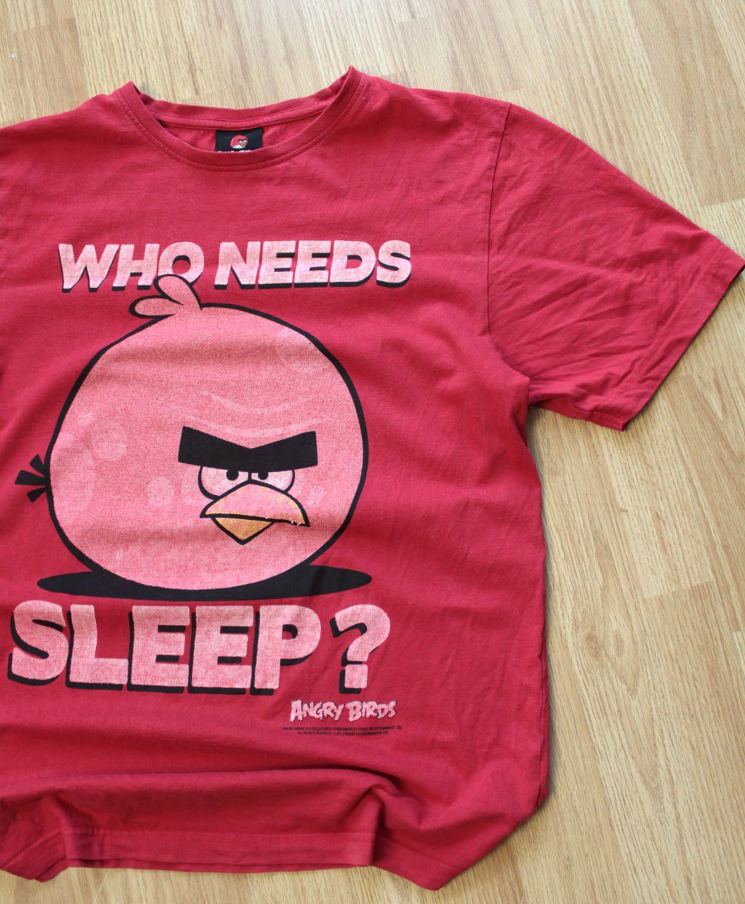 Playstation 🔥 Angry Birds 2012 Rovio Vintage Game T Shirt Android Apple Size US M / EU 48-50 / 2 - 2 Thumbnail