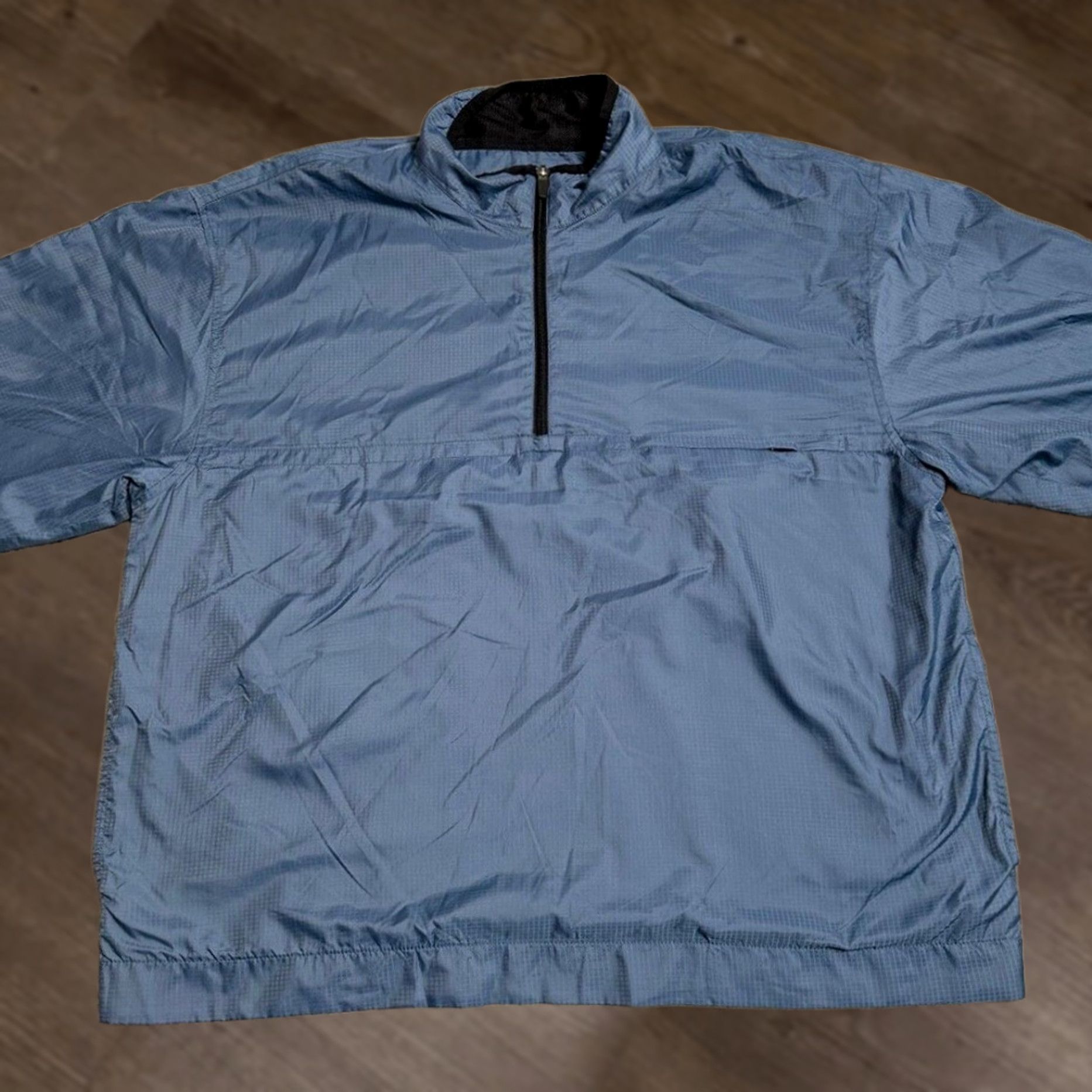 Vintage Clearwater Outfitters Jacket Mens Large Blue Quarter Zip Pullover Windbreaker Size US L / EU 52-54 / 3 - 1 Thumbnail