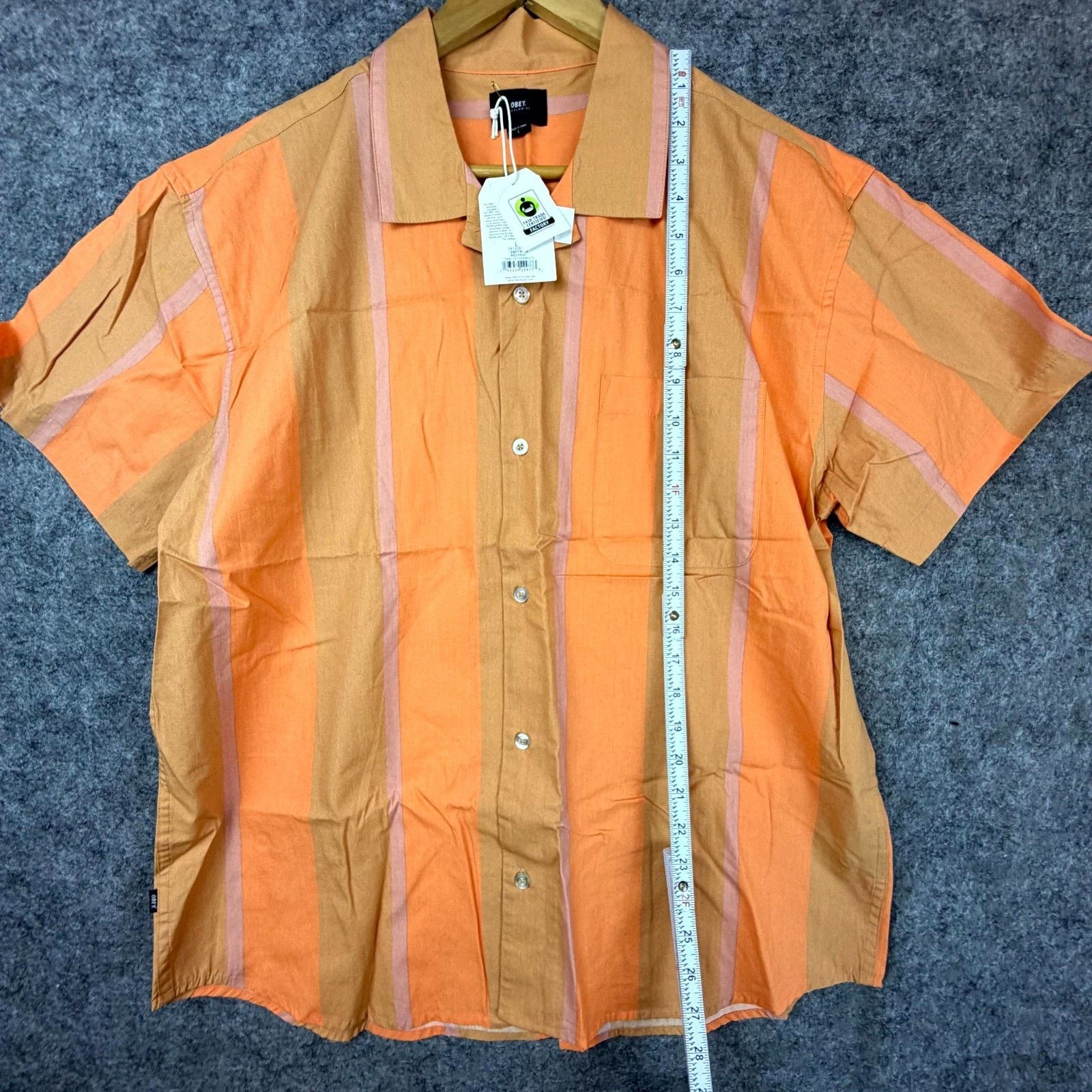 Obey Obey Worldwide Shanty Shirt Tan Leather Indie Sleaze Earthy Size US L / EU 52-54 / 3 - 4 Thumbnail