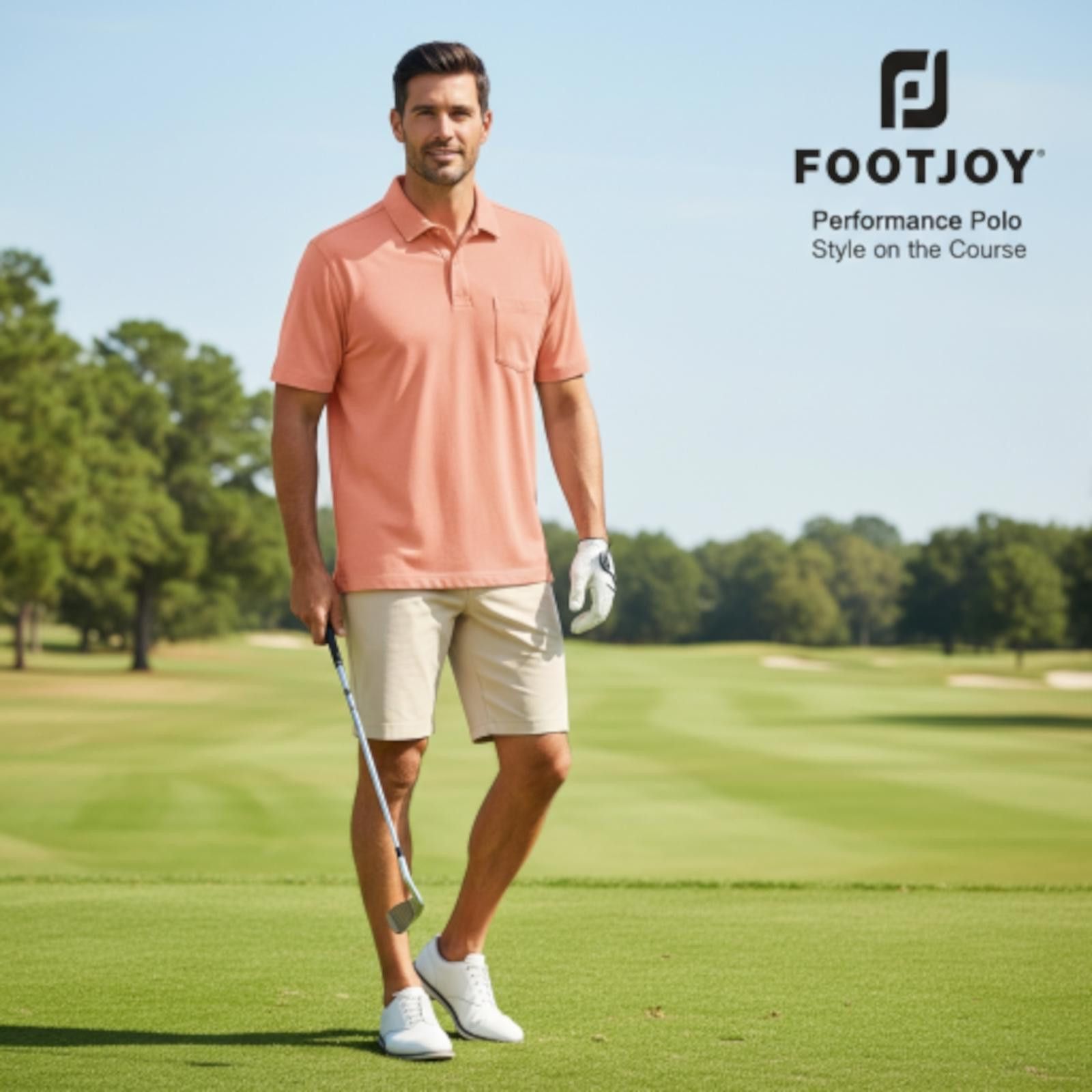 Footjoy FootJoy Performance Polo Shirt for Men Size Medium Size US M / EU 48-50 / 2 - 1 Thumbnail